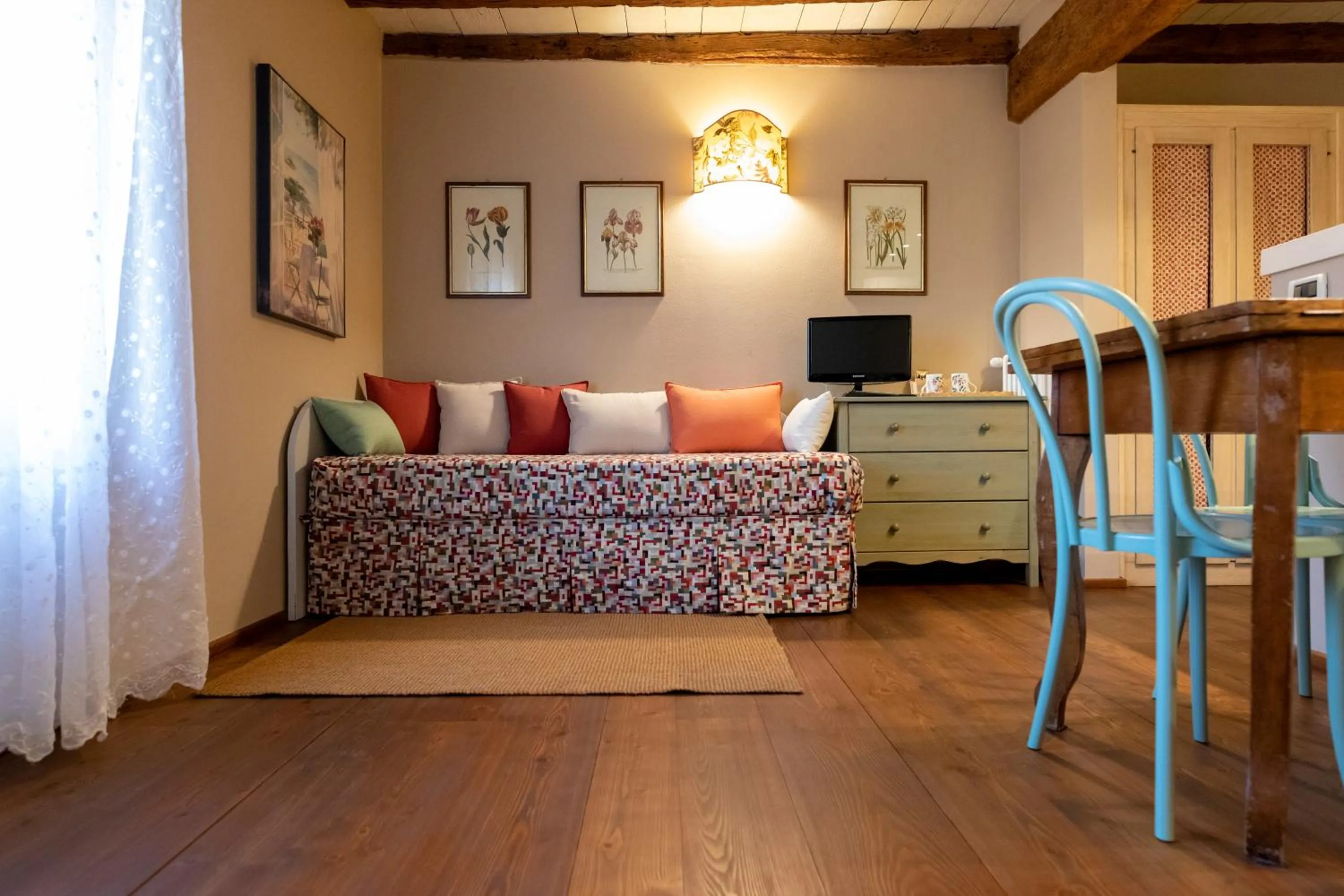 Bed in Musella Winery & Relais