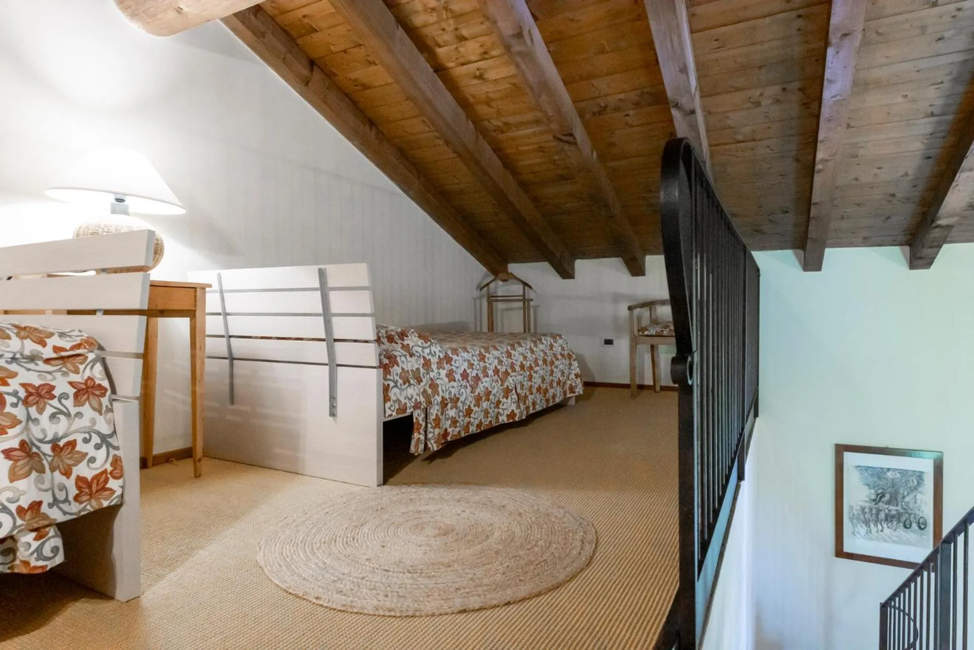 Bed in Musella Winery & Relais