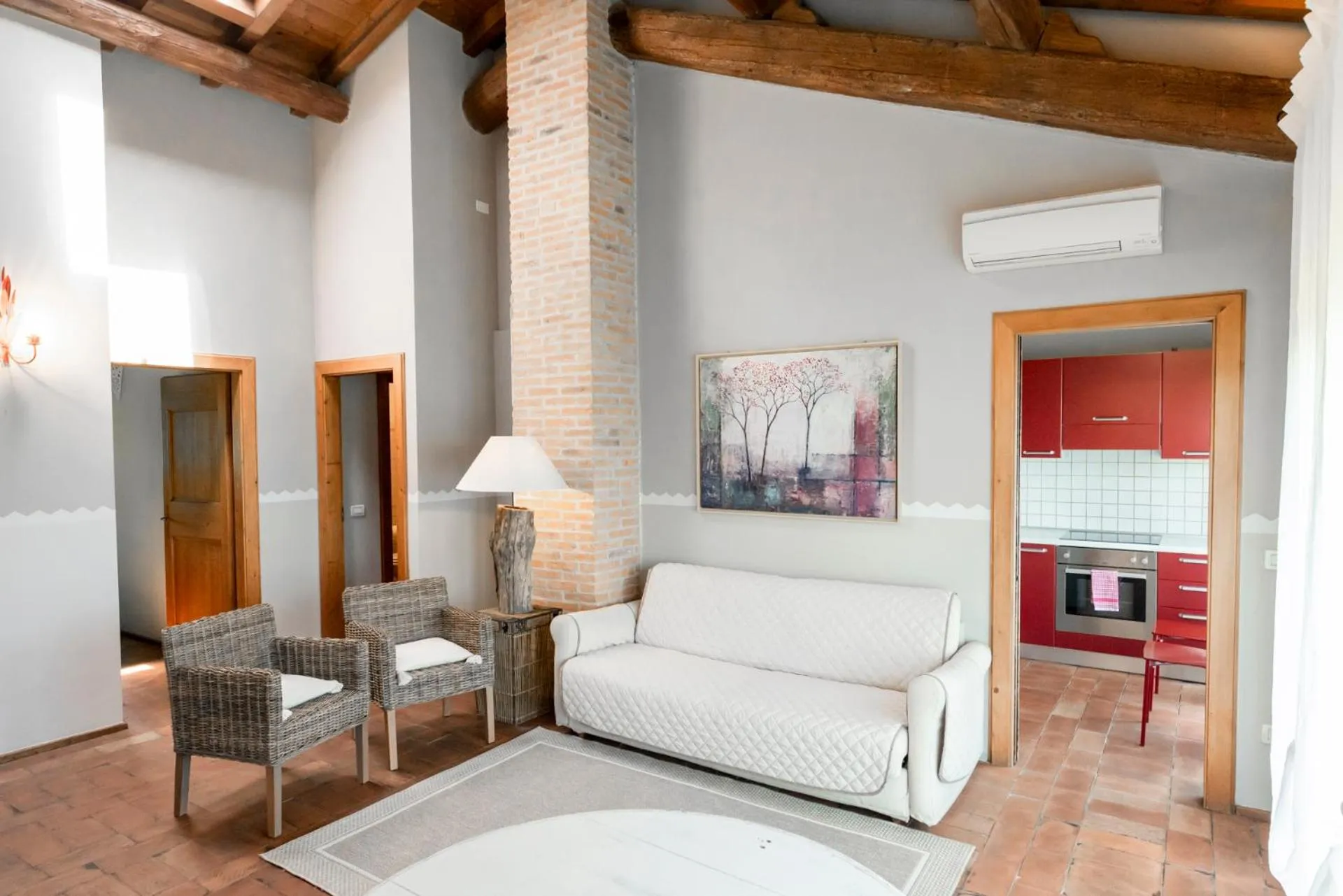 Living room in Musella Winery & Relais