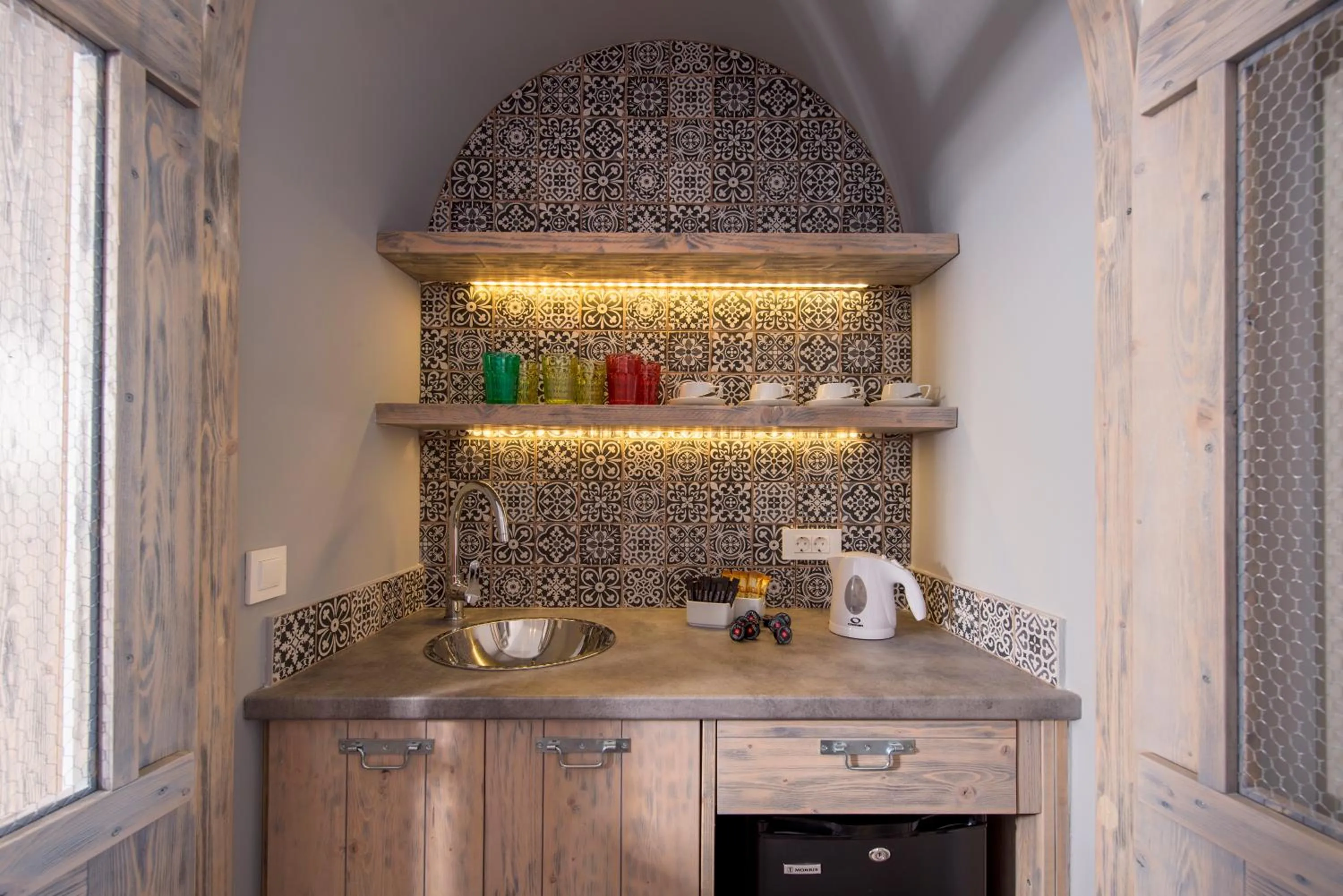 Kitchen or kitchenette in Caldera's Dolphin Suites