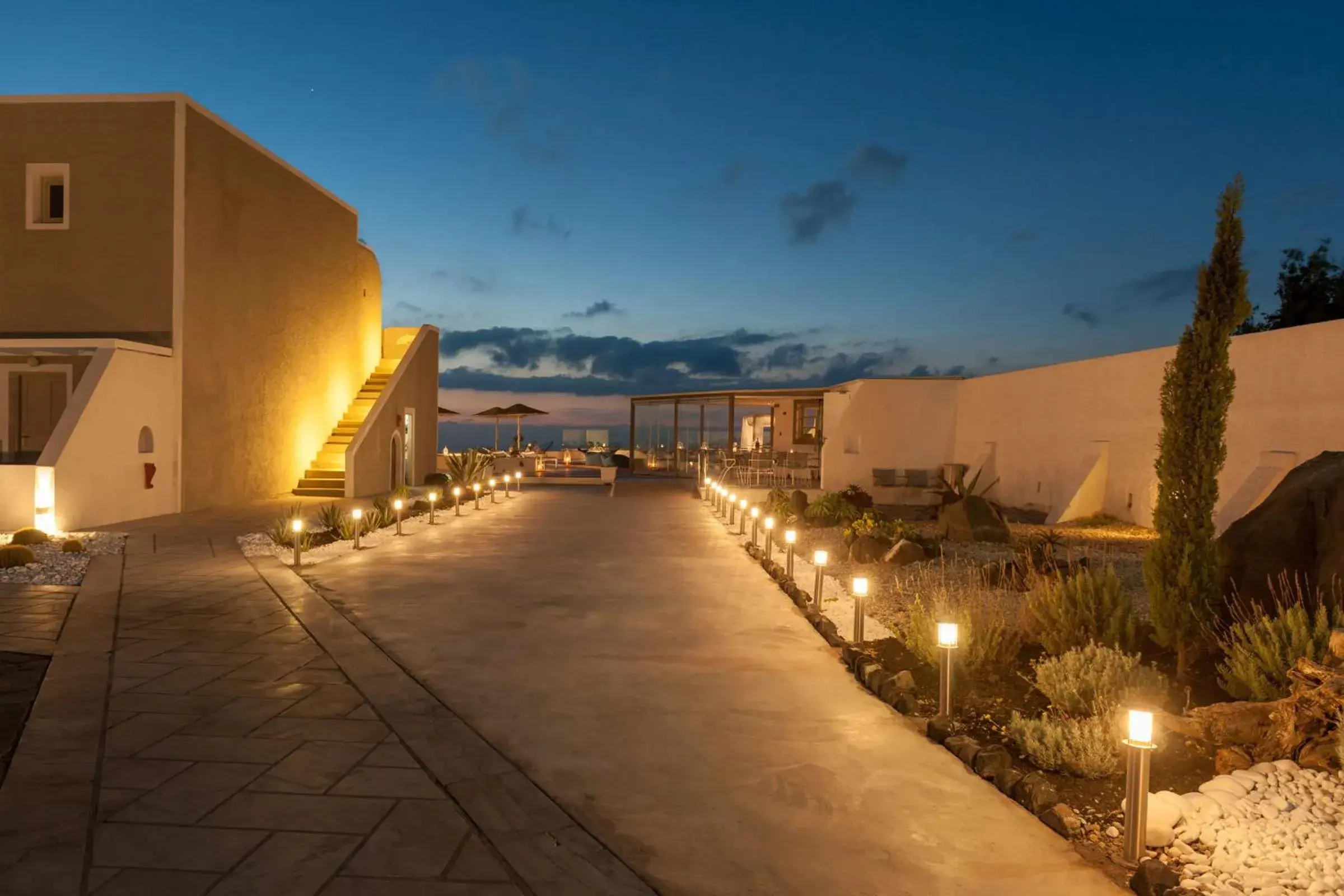 Property building in Caldera's Dolphin Suites Property building in Caldera's Dolphin Suites