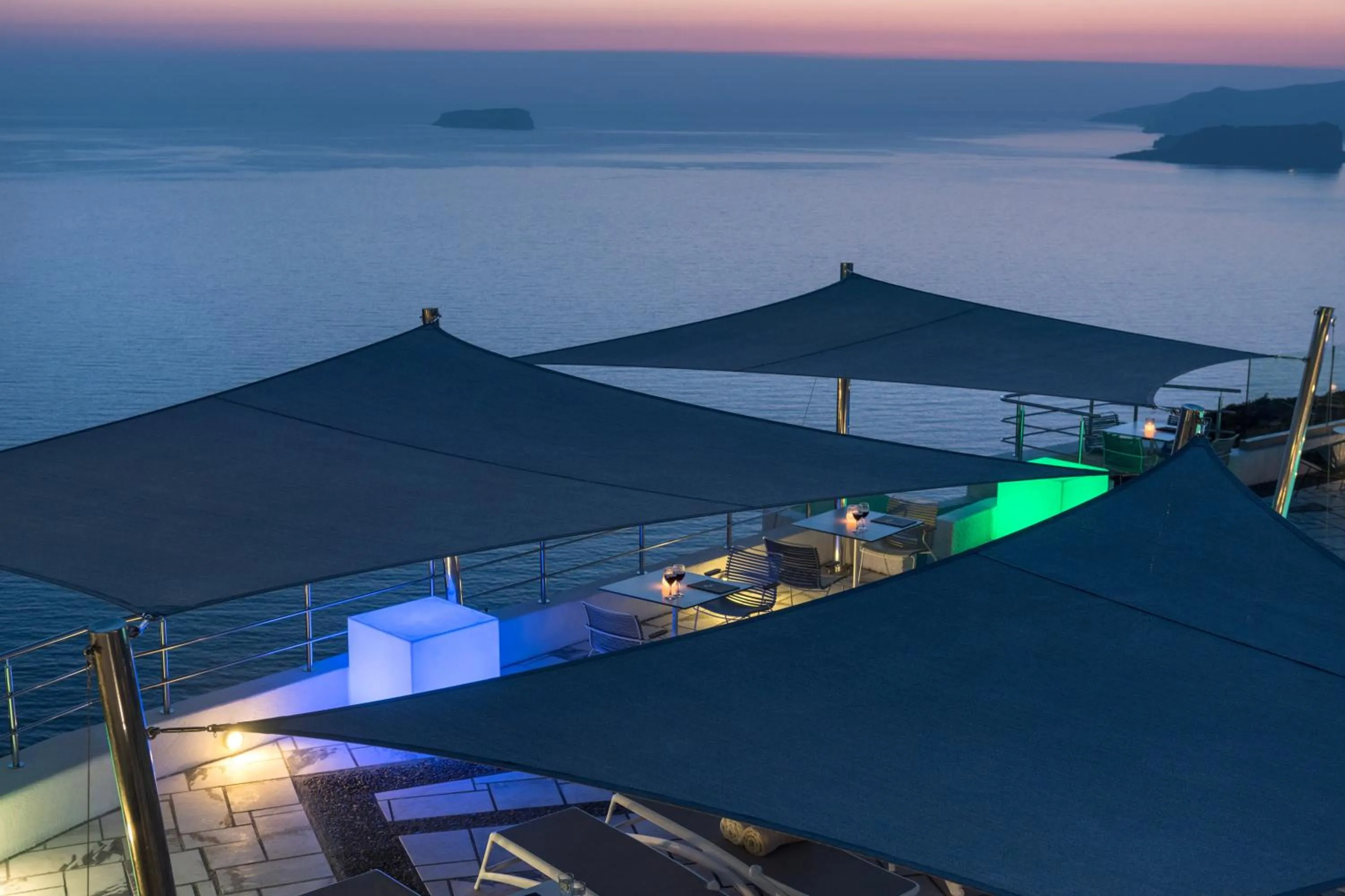 Sea view in Caldera's Dolphin Suites