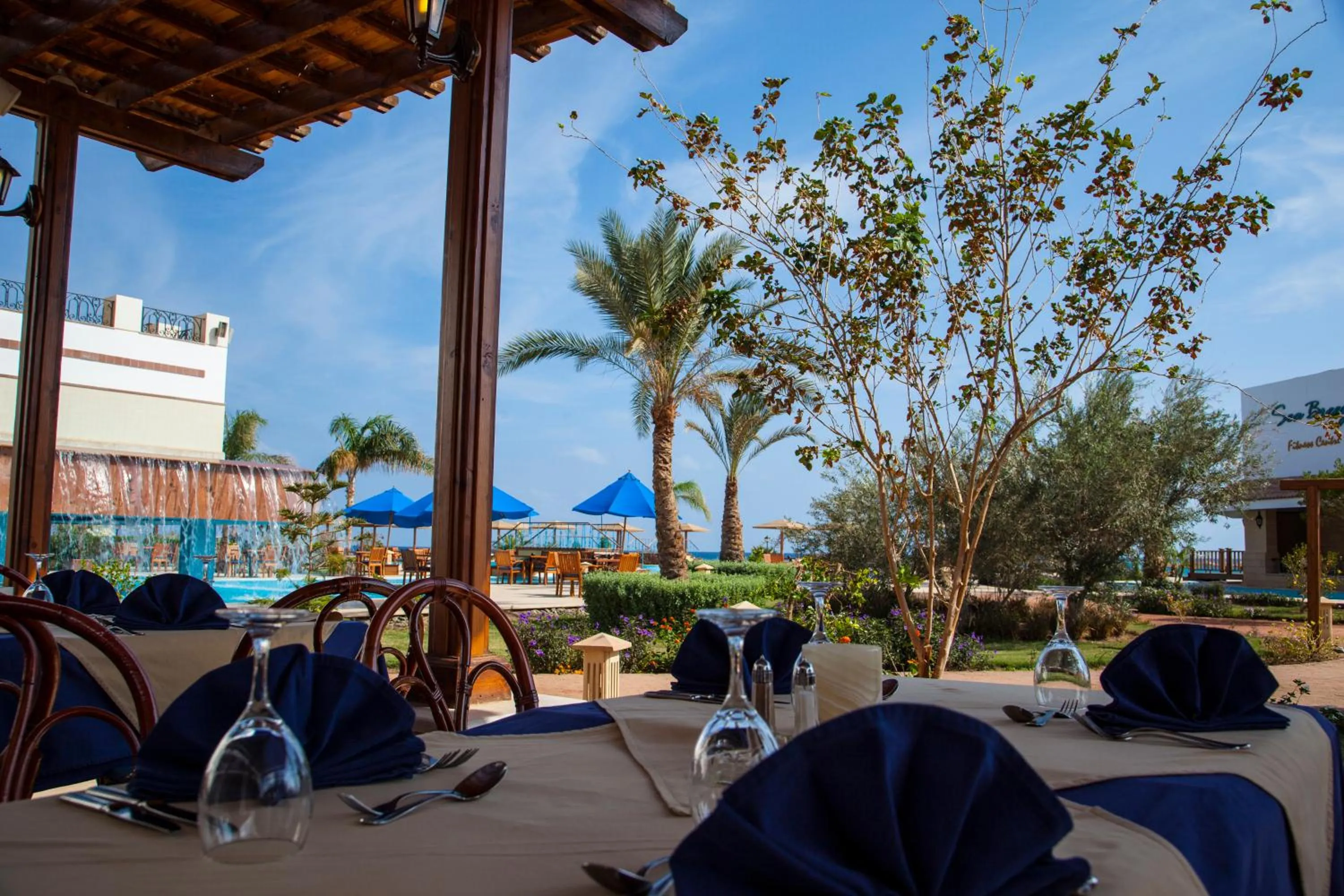 Breakfast in Lahami Bay Beach Resort