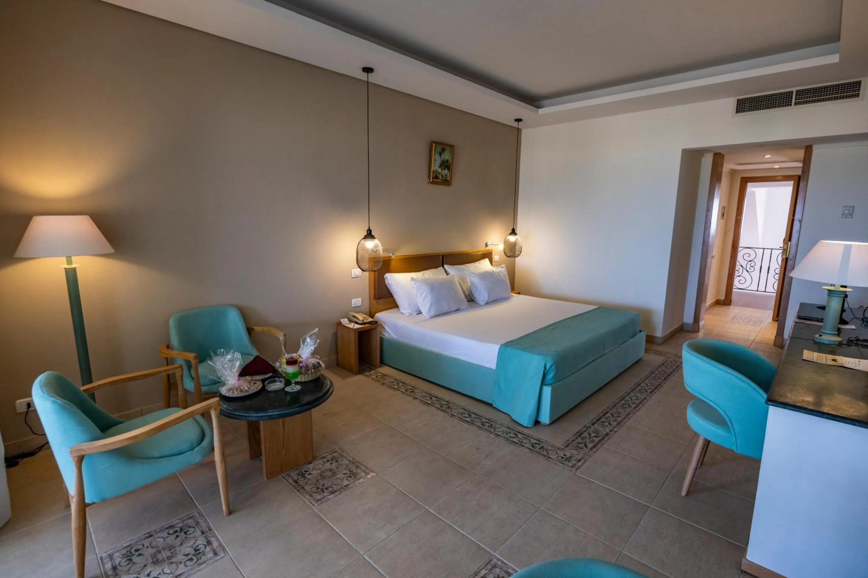 Bed in Lahami Bay Beach Resort