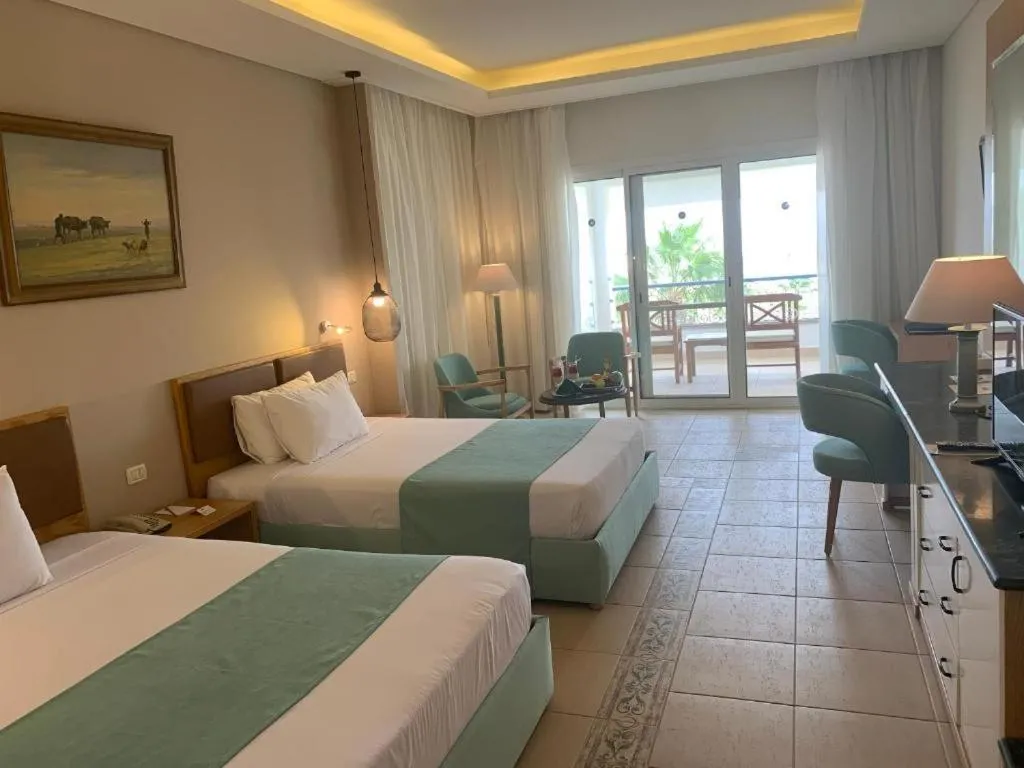 Bed in Lahami Bay Beach Resort