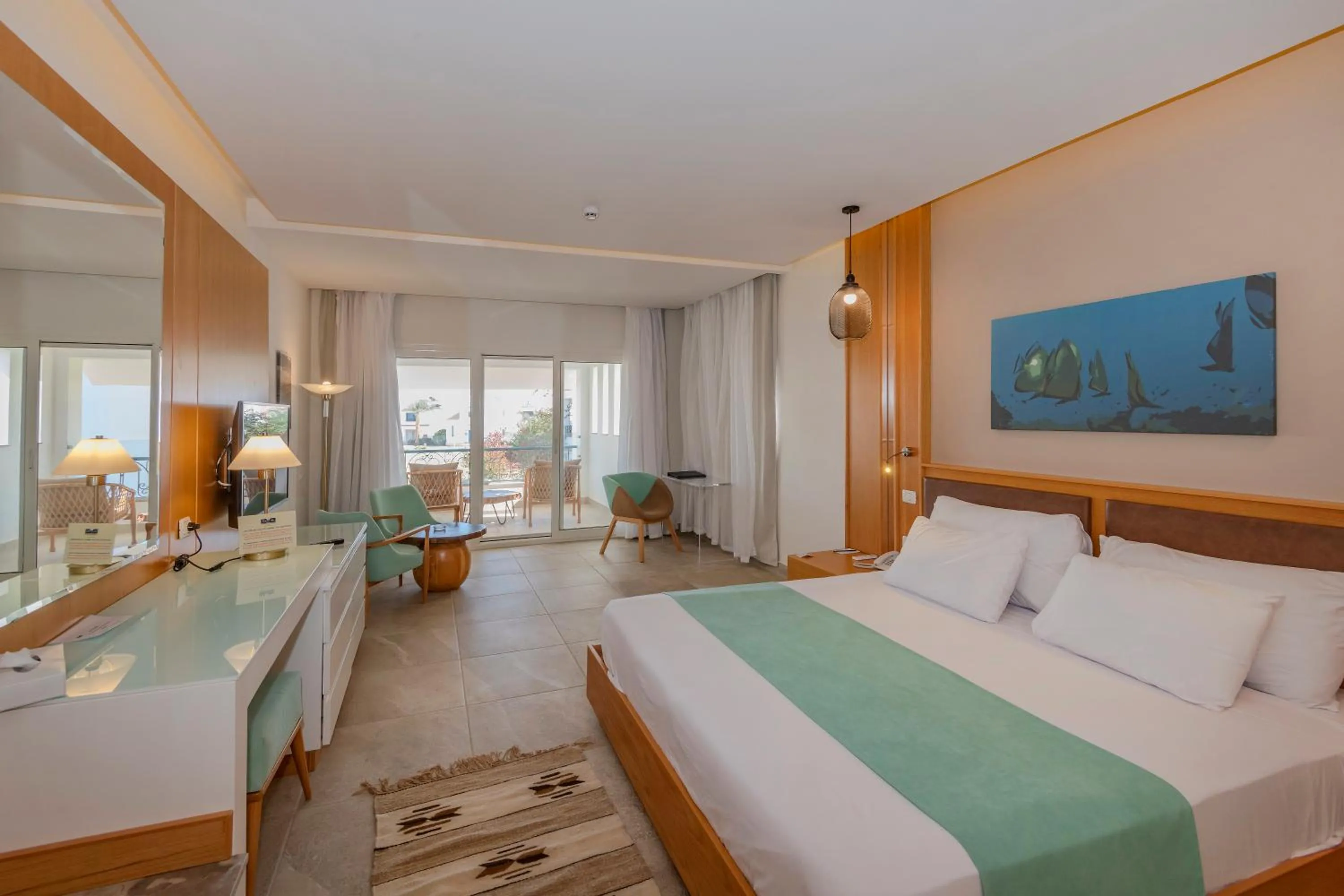 Bed in Lahami Bay Beach Resort