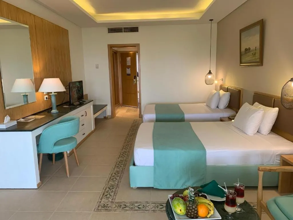 Bed in Lahami Bay Beach Resort