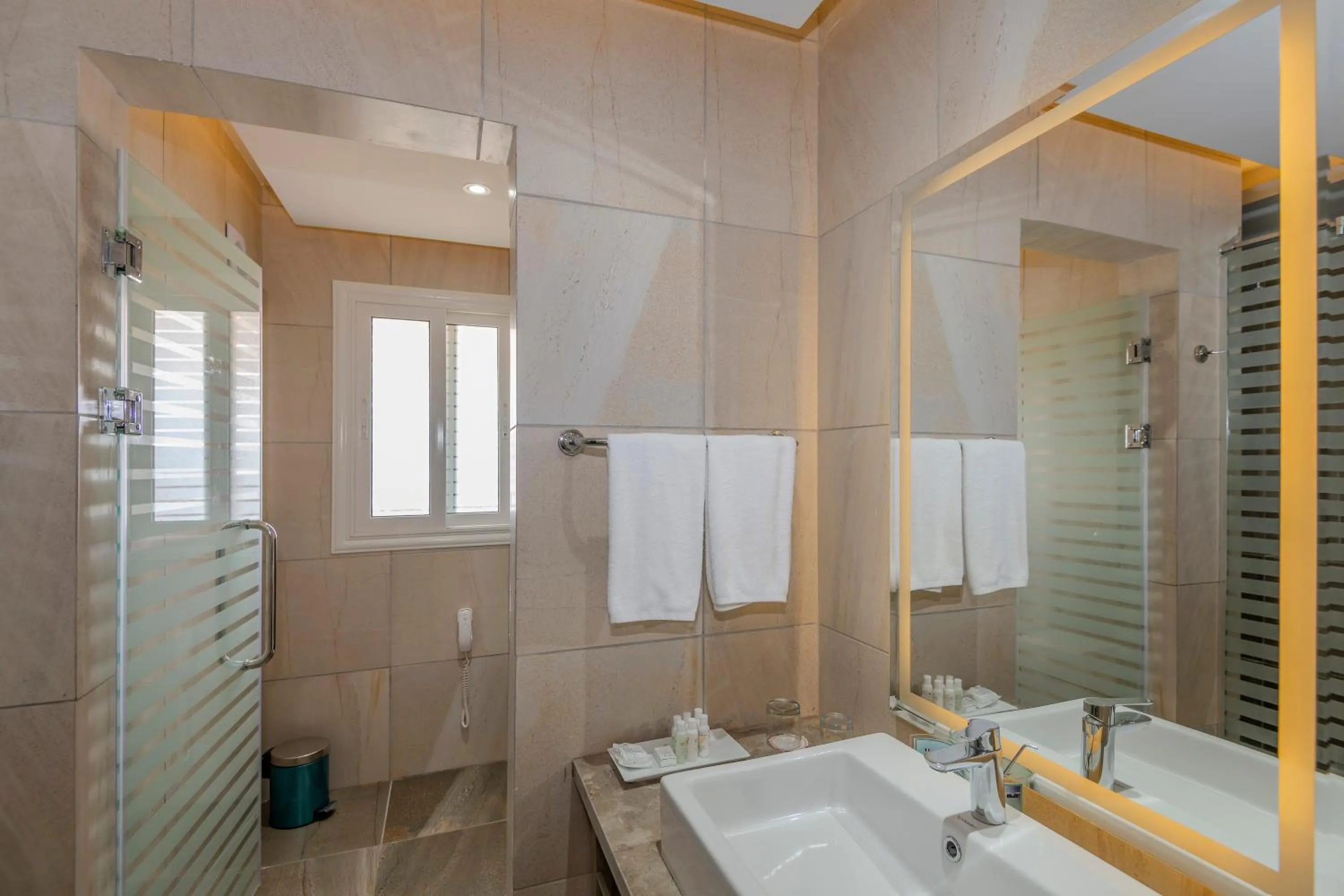 Twin Room with 2 Full Beds and Partial Sea View - single occupancy in Lahami Bay Beach Resort