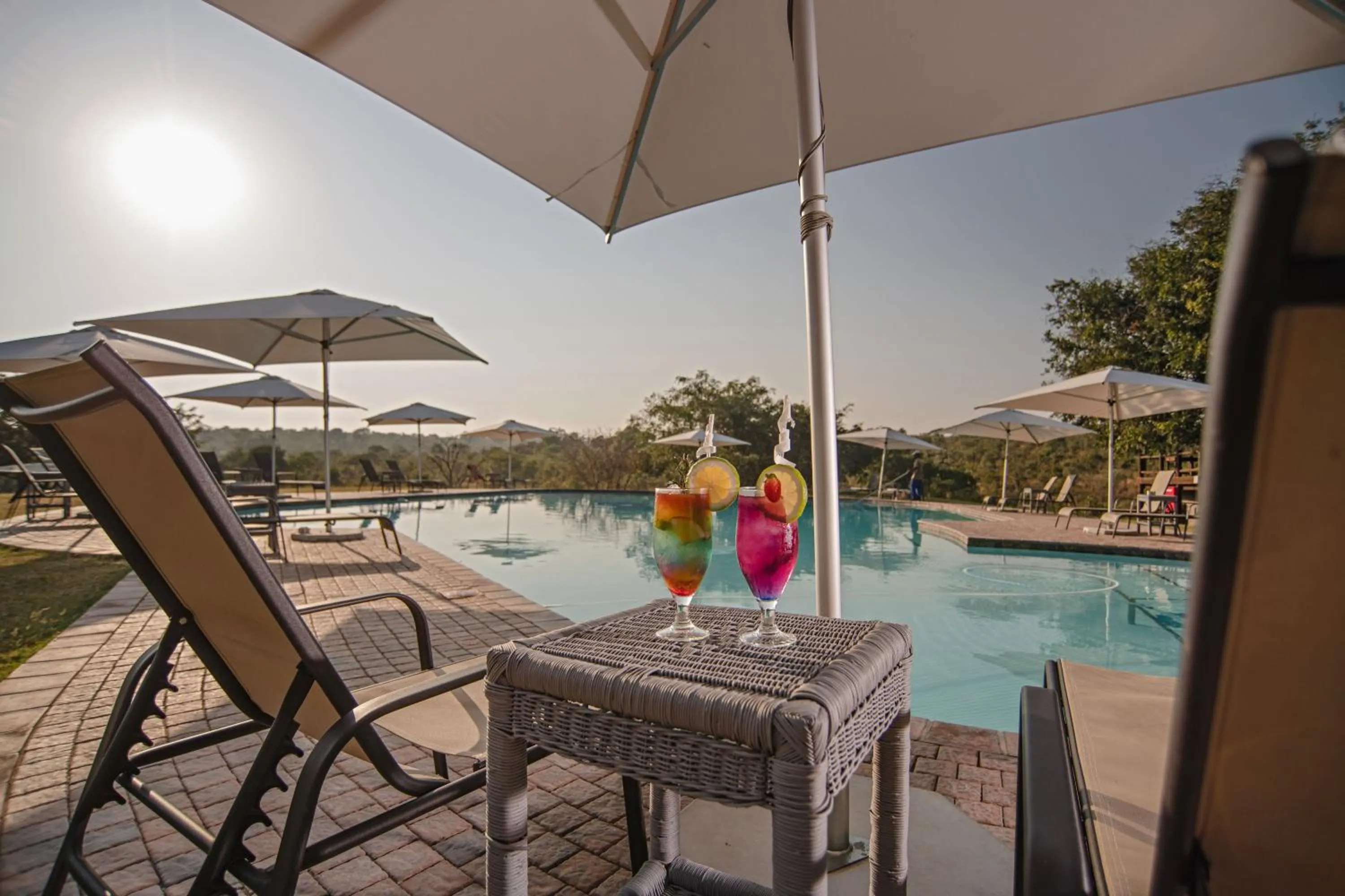 Swimming pool in Nkambeni Safari Camp