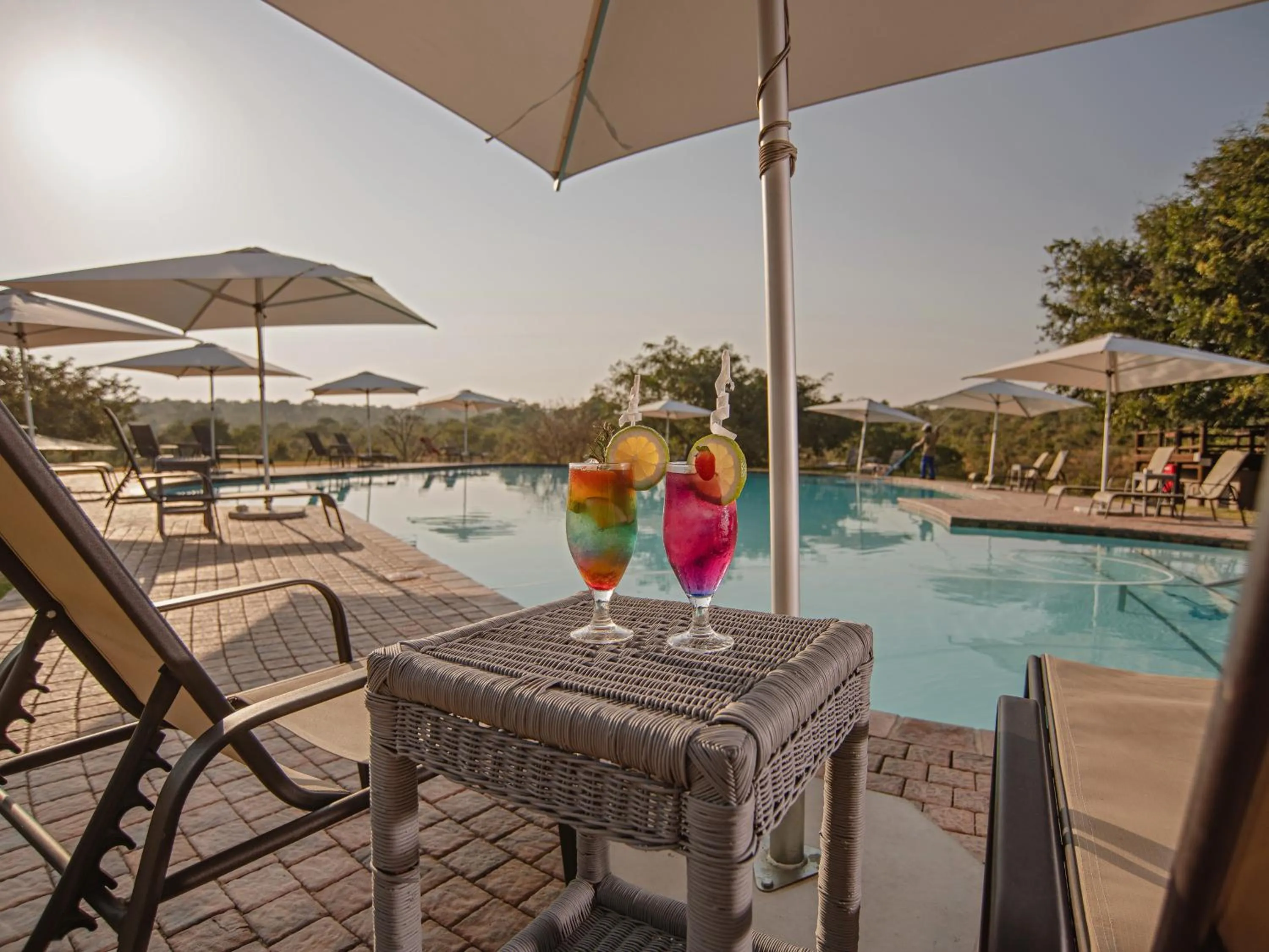 Swimming pool in Nkambeni Safari Camp