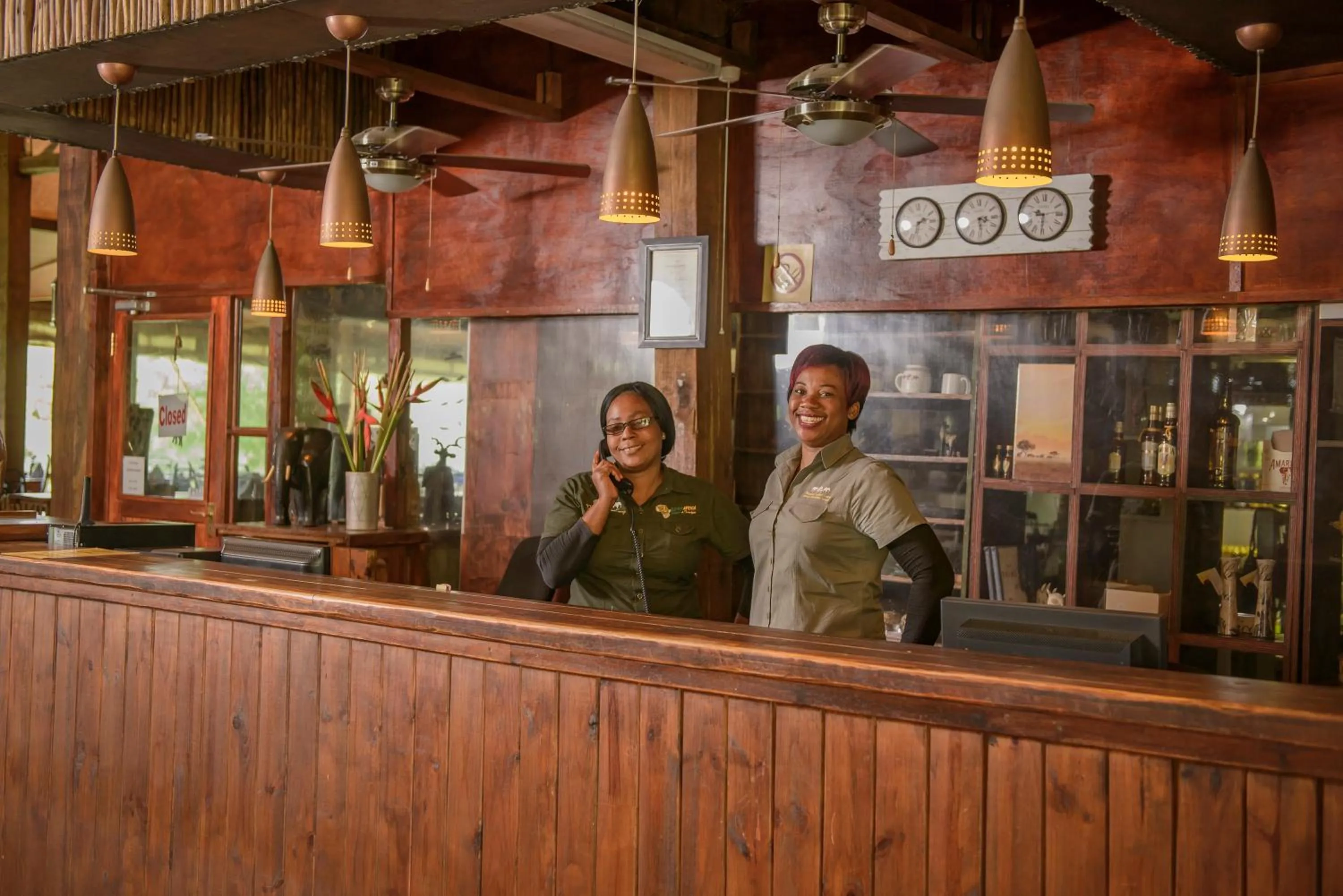 Lobby or reception in Nkambeni Safari Camp