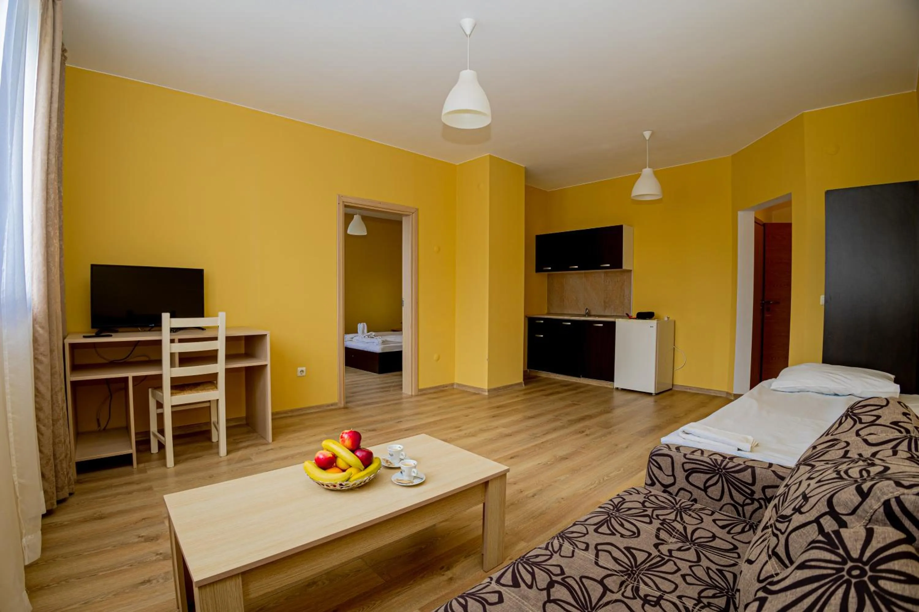 Balcony/Terrace, Bed in Thermal Hotel Seven Seasons