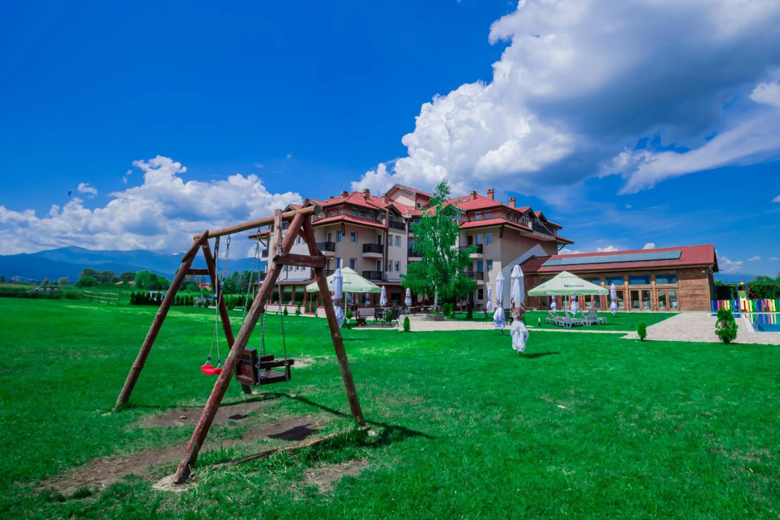 Patio in Thermal Hotel Seven Seasons