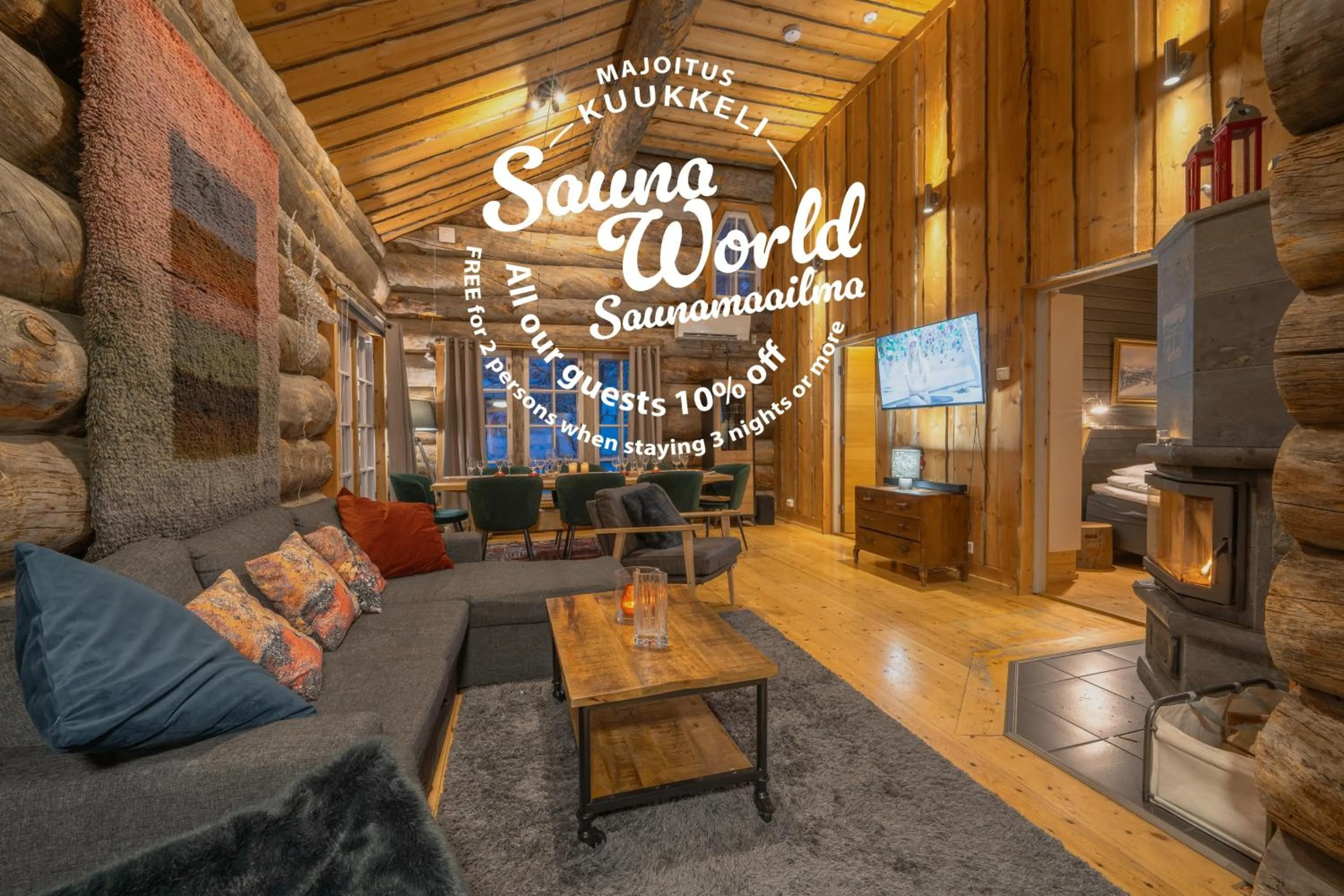 Two-Bedroom Apartment in Kuukkeli Hirvas Suite