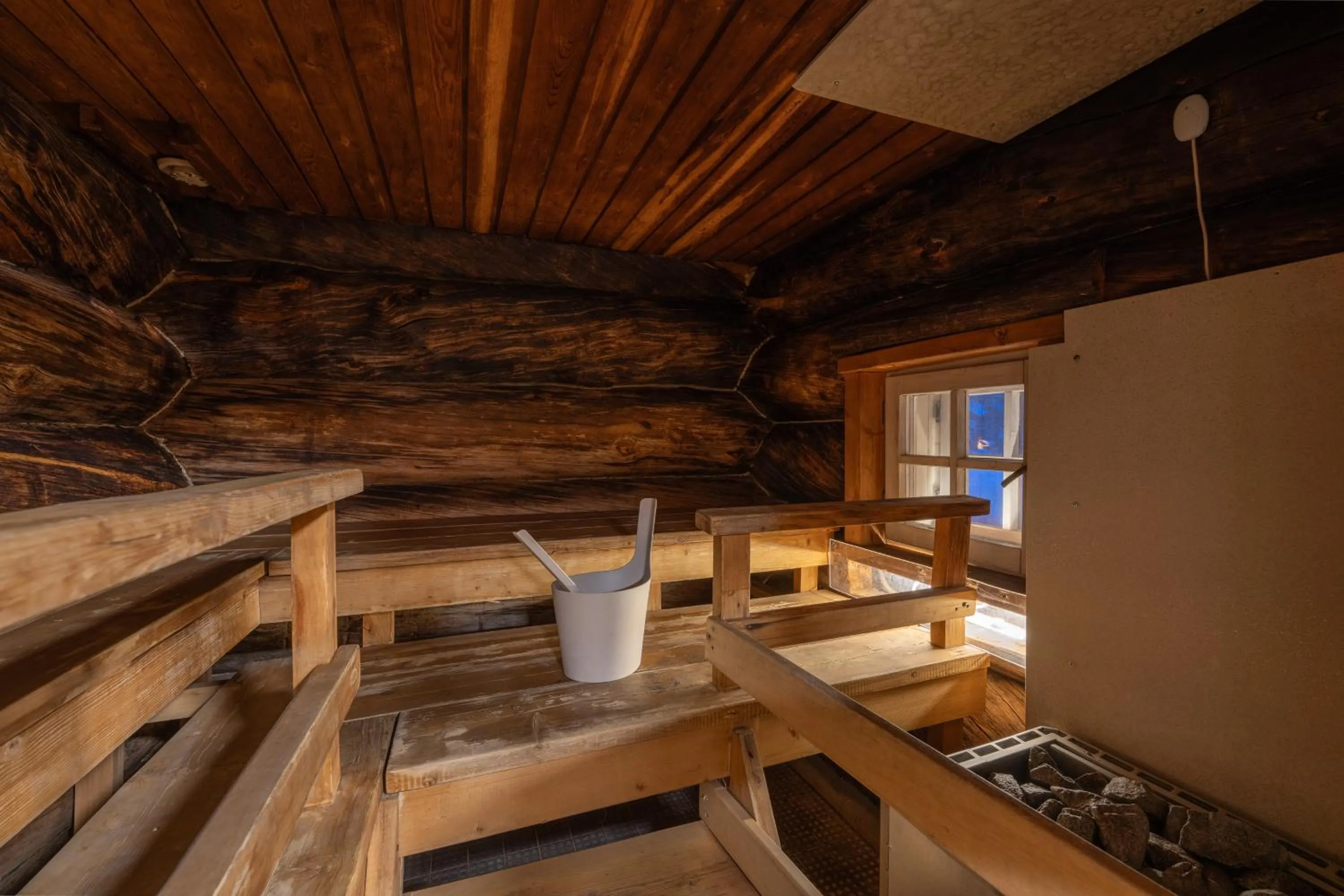 Sauna in Kuukkeli Hirvas Suite