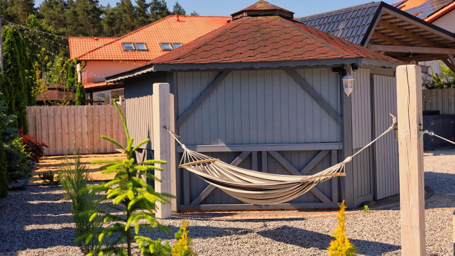 Garden in Dworek Różany Hotel & Restauracja