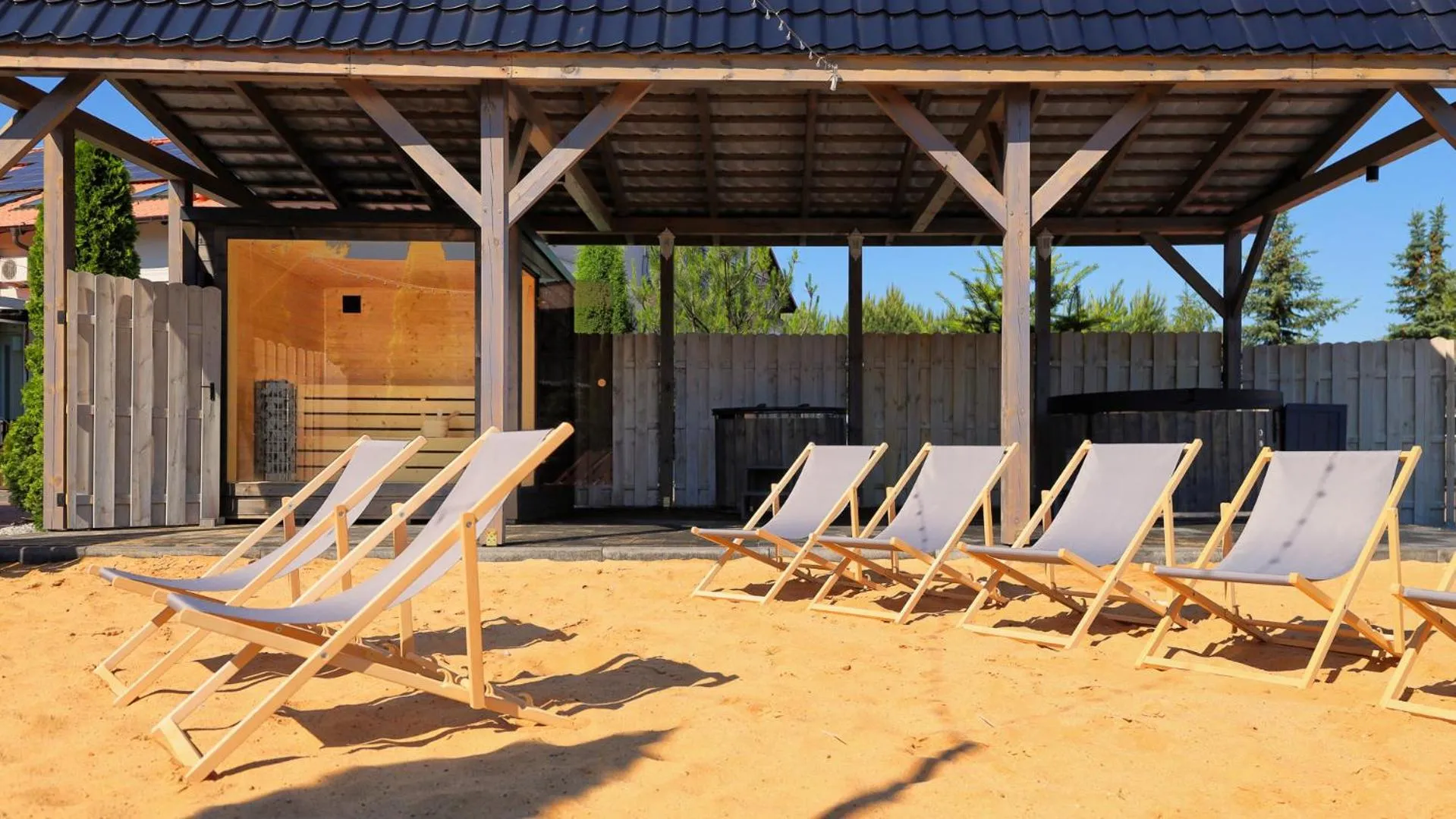 Sauna in Dworek Różany Hotel & Restauracja