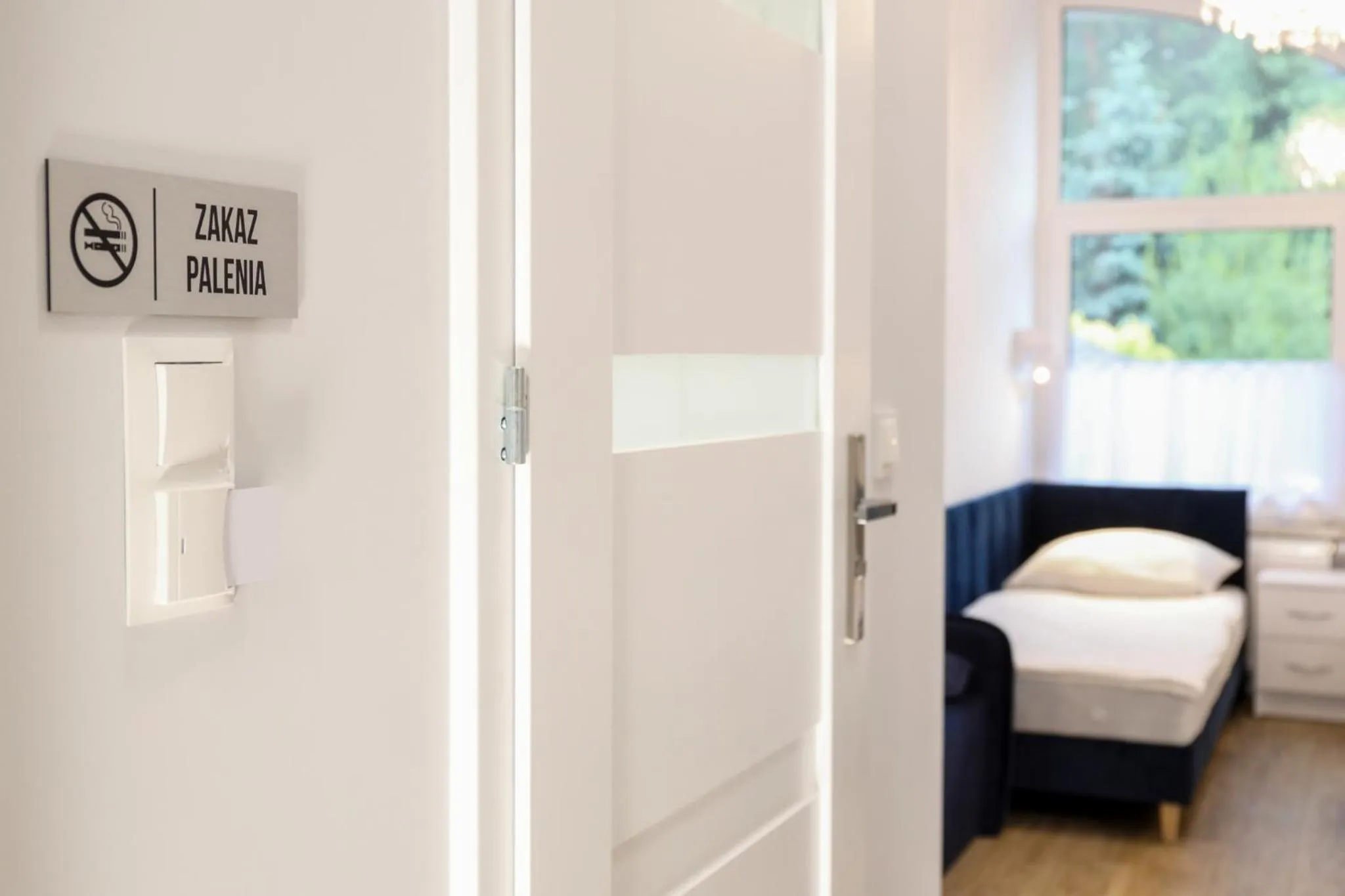 Bed in Dworek Różany Hotel & Restauracja