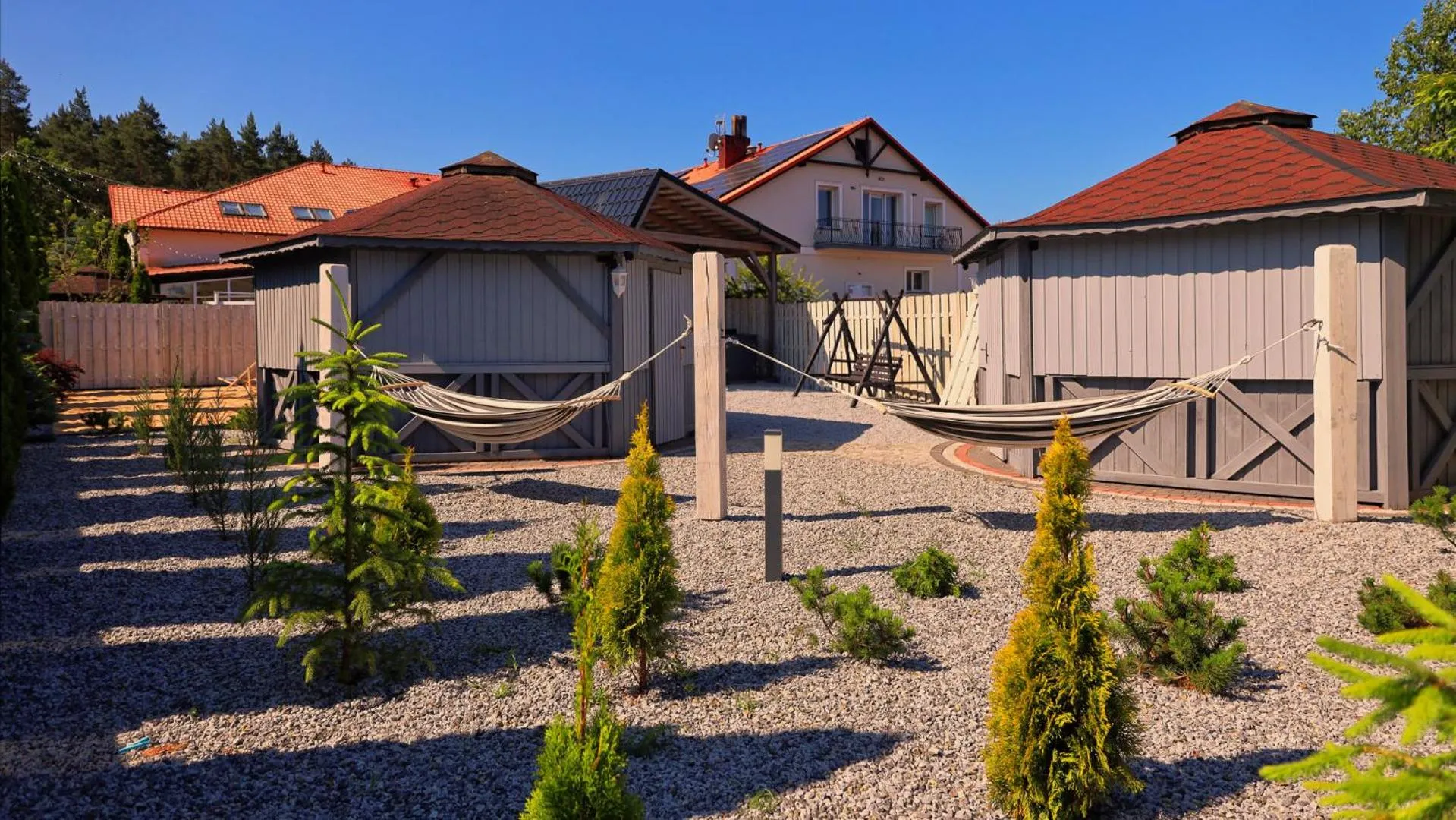 Garden in Dworek Różany Hotel & Restauracja