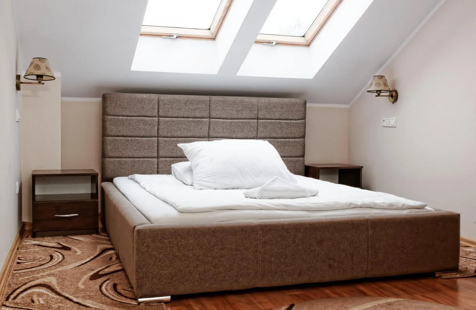 Bed in Dworek Różany Hotel & Restauracja