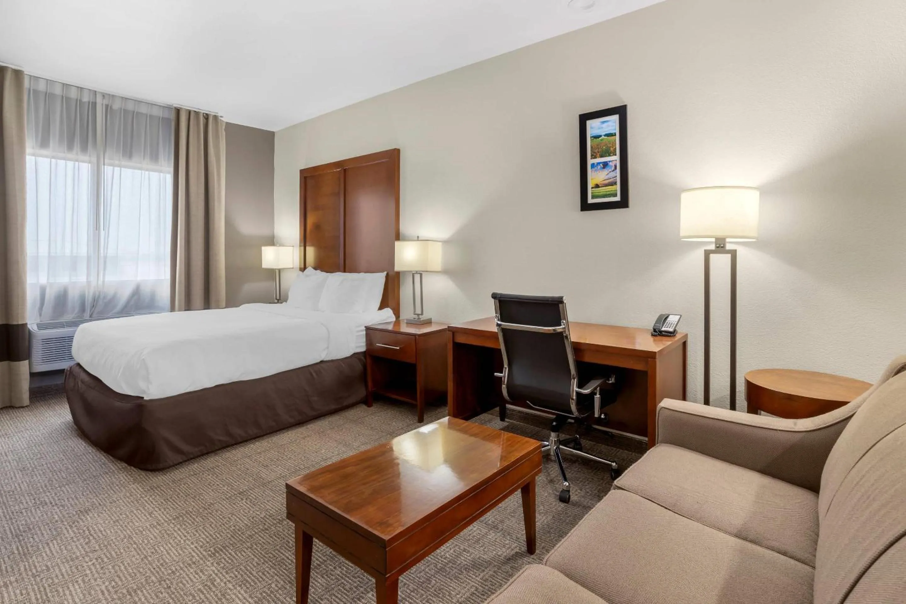 Bedroom, Bed in Comfort Suites Brenham