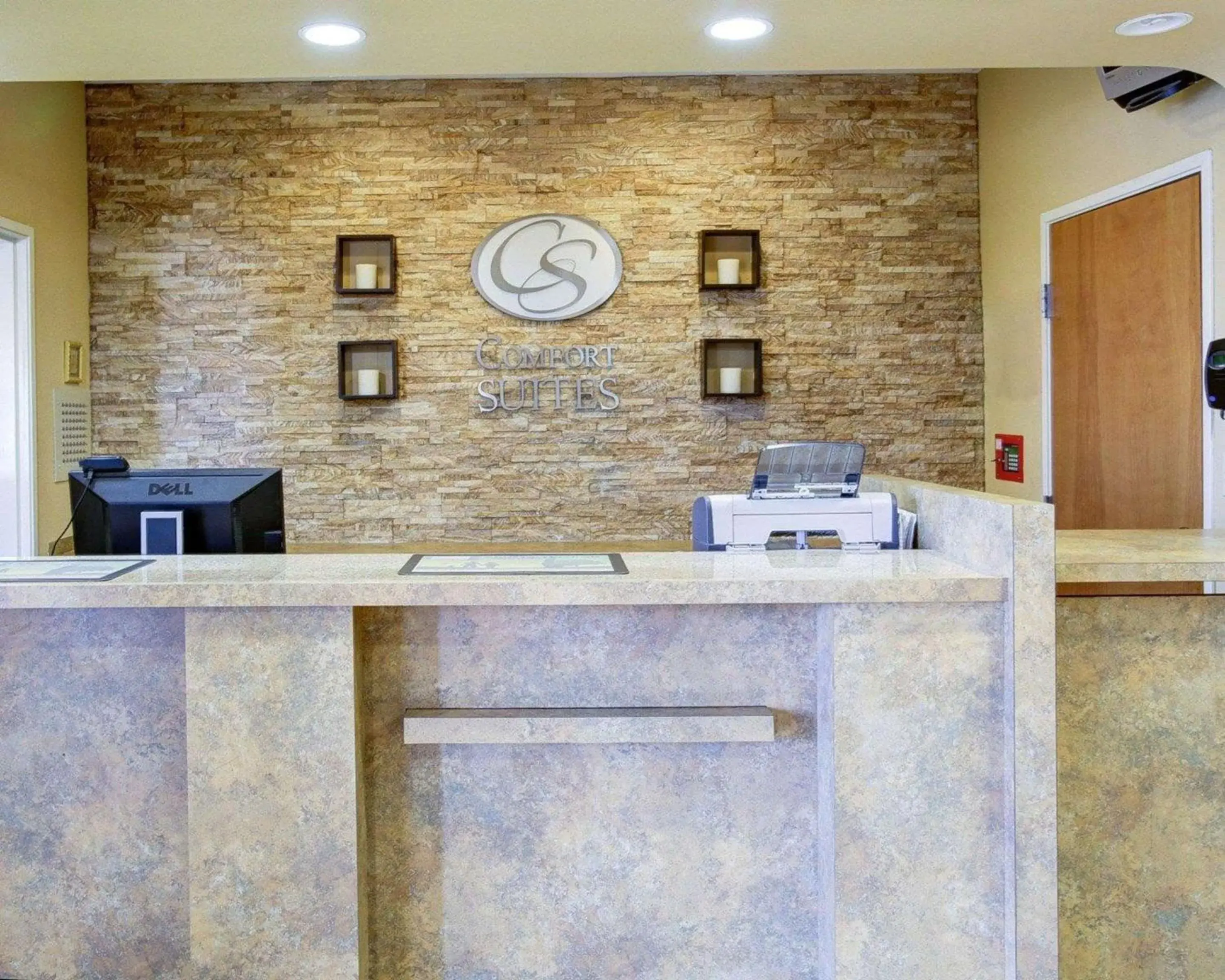 Lobby or reception in Comfort Suites Brenham Lobby or reception in Comfort Suites Brenham
