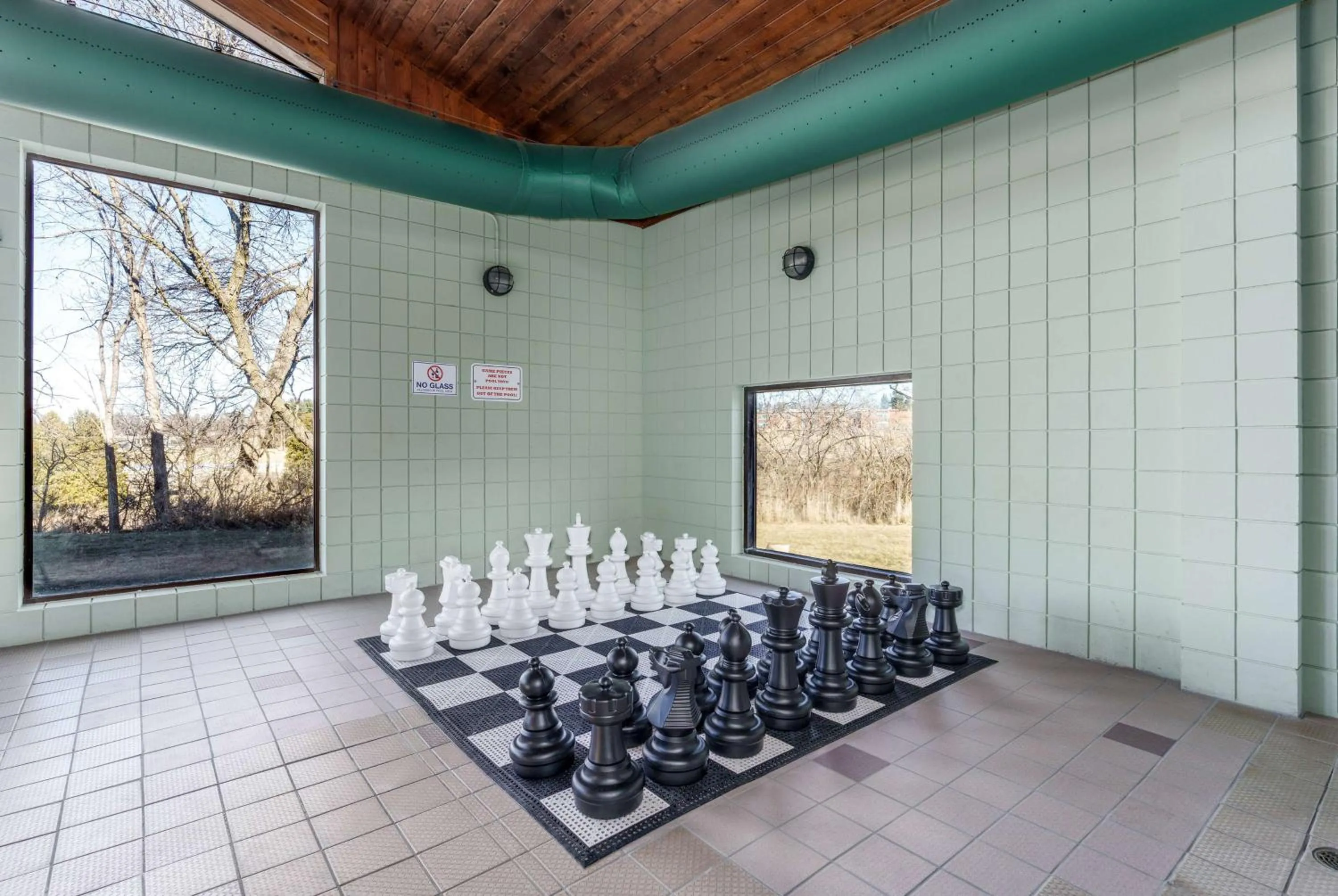 Pool view in AmericInn by Wyndham New Richmond