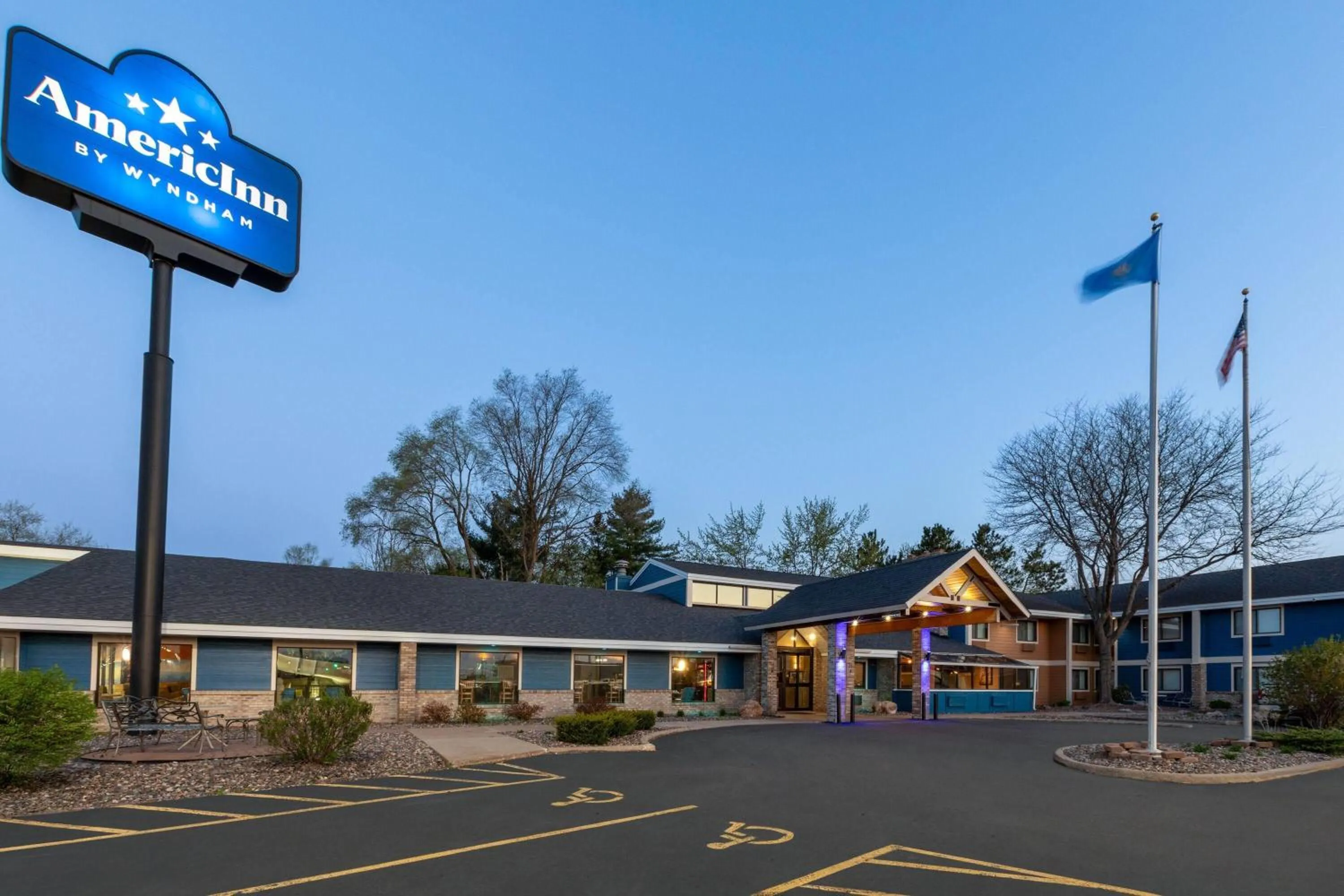 Property building in AmericInn by Wyndham Chippewa Falls