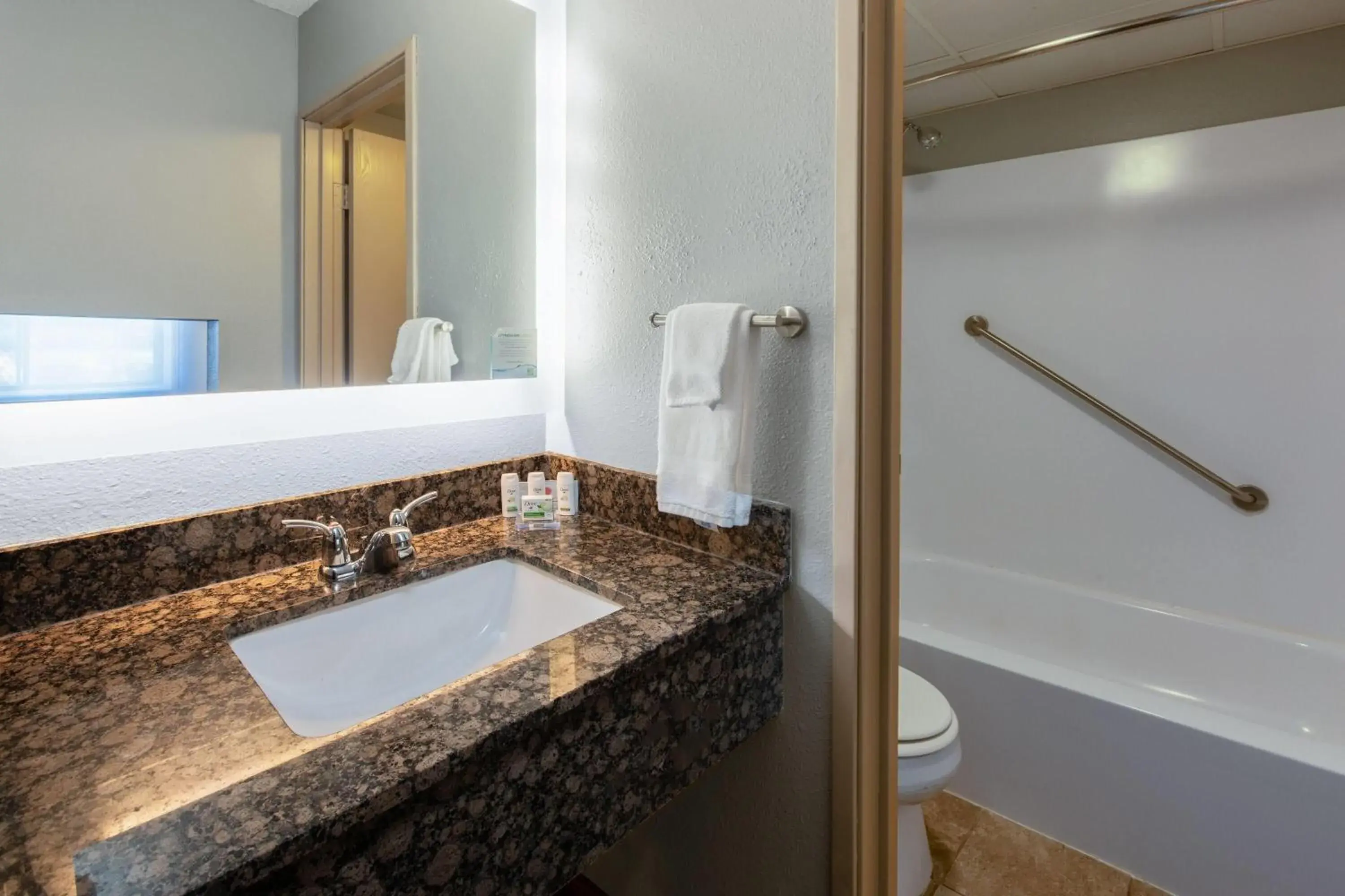 Bathroom in AmericInn by Wyndham Chippewa Falls Bathroom in AmericInn by Wyndham Chippewa Falls