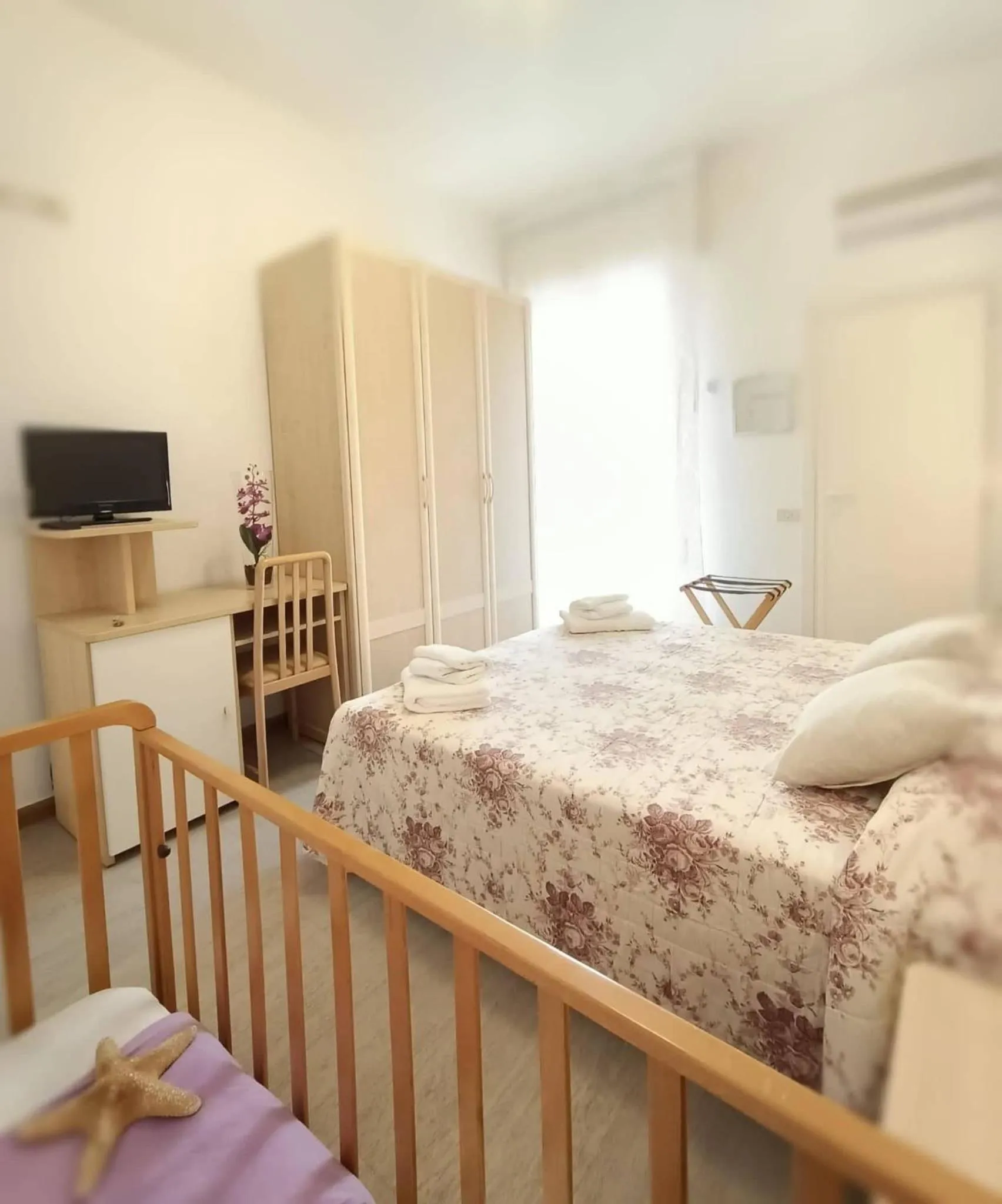 Bed in Hotel Cristoforo Colombo