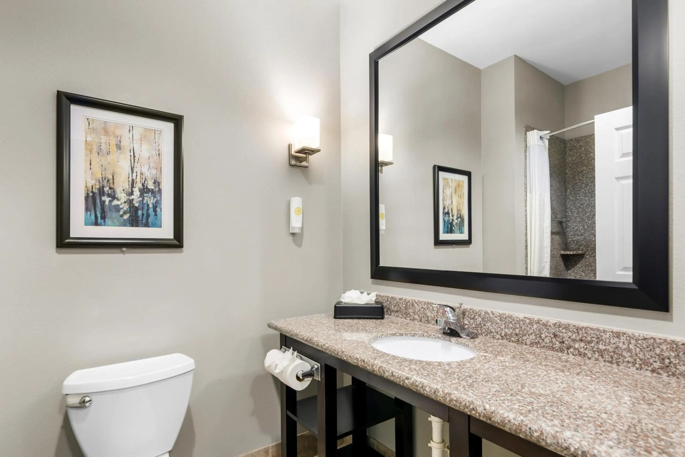 Bathroom in Comfort Suites at Katy Mills