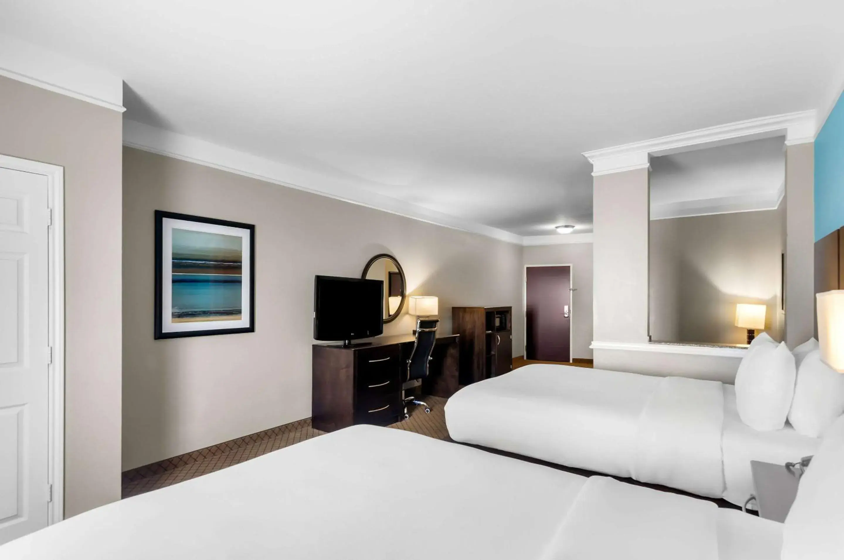 Queen Suite with Two Queen Beds - Non-Smoking in Comfort Suites at Katy Mills Queen Suite with Two Queen Beds - Non-Smoking in Comfort Suites at Katy Mills