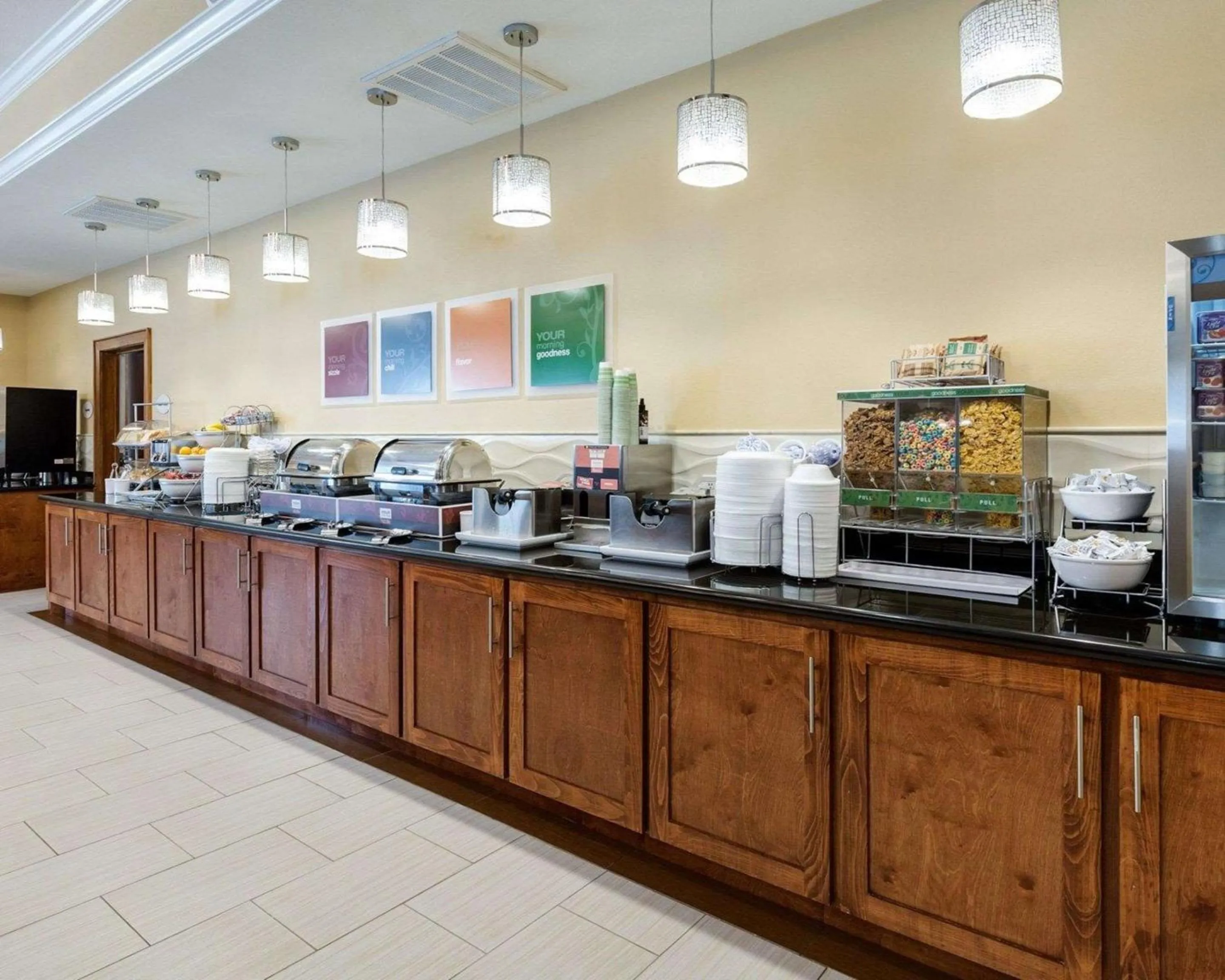 Breakfast in Comfort Suites at Katy Mills