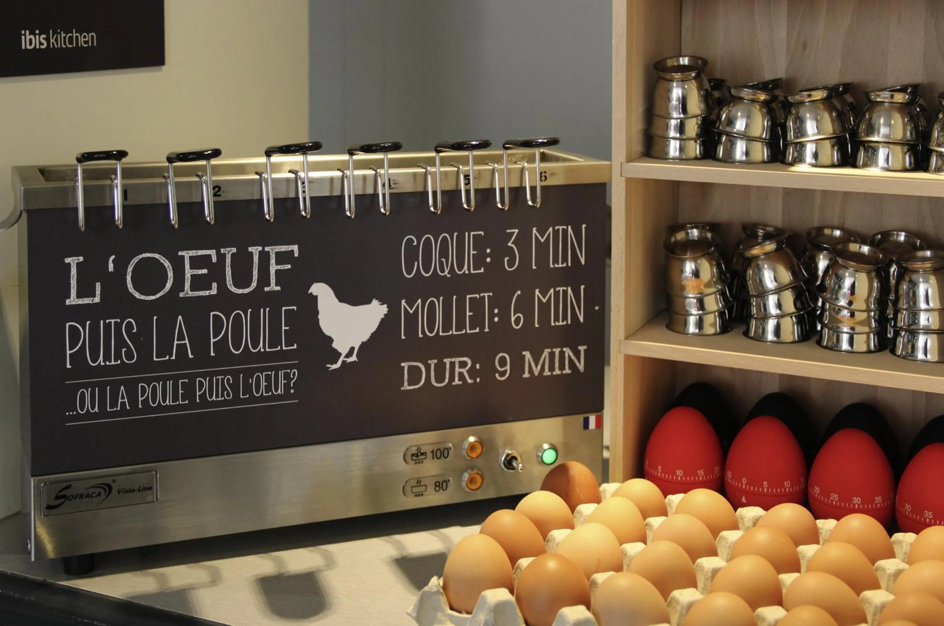 Continental breakfast in ibis Quimperle