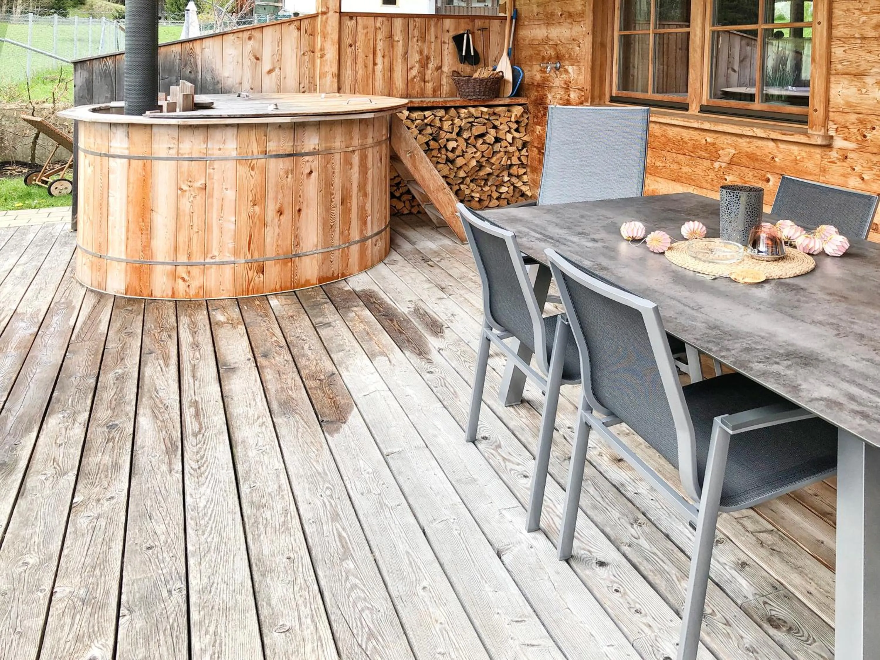 Balcony/Terrace in Luxury Chalets Wiesenruh