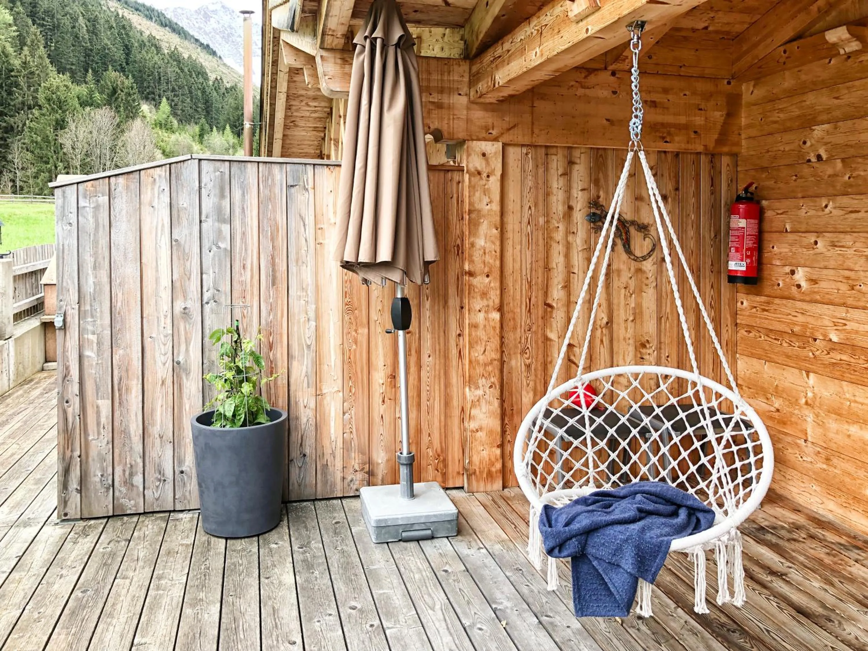 Balcony/Terrace in Luxury Chalets Wiesenruh