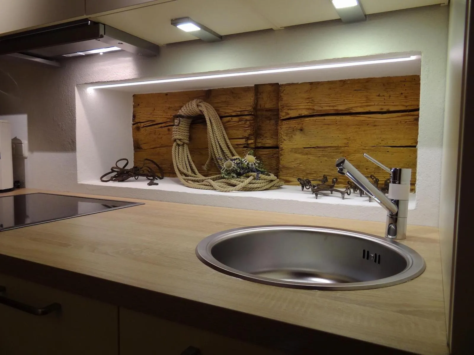 Kitchen or kitchenette in Haus Edelweiß