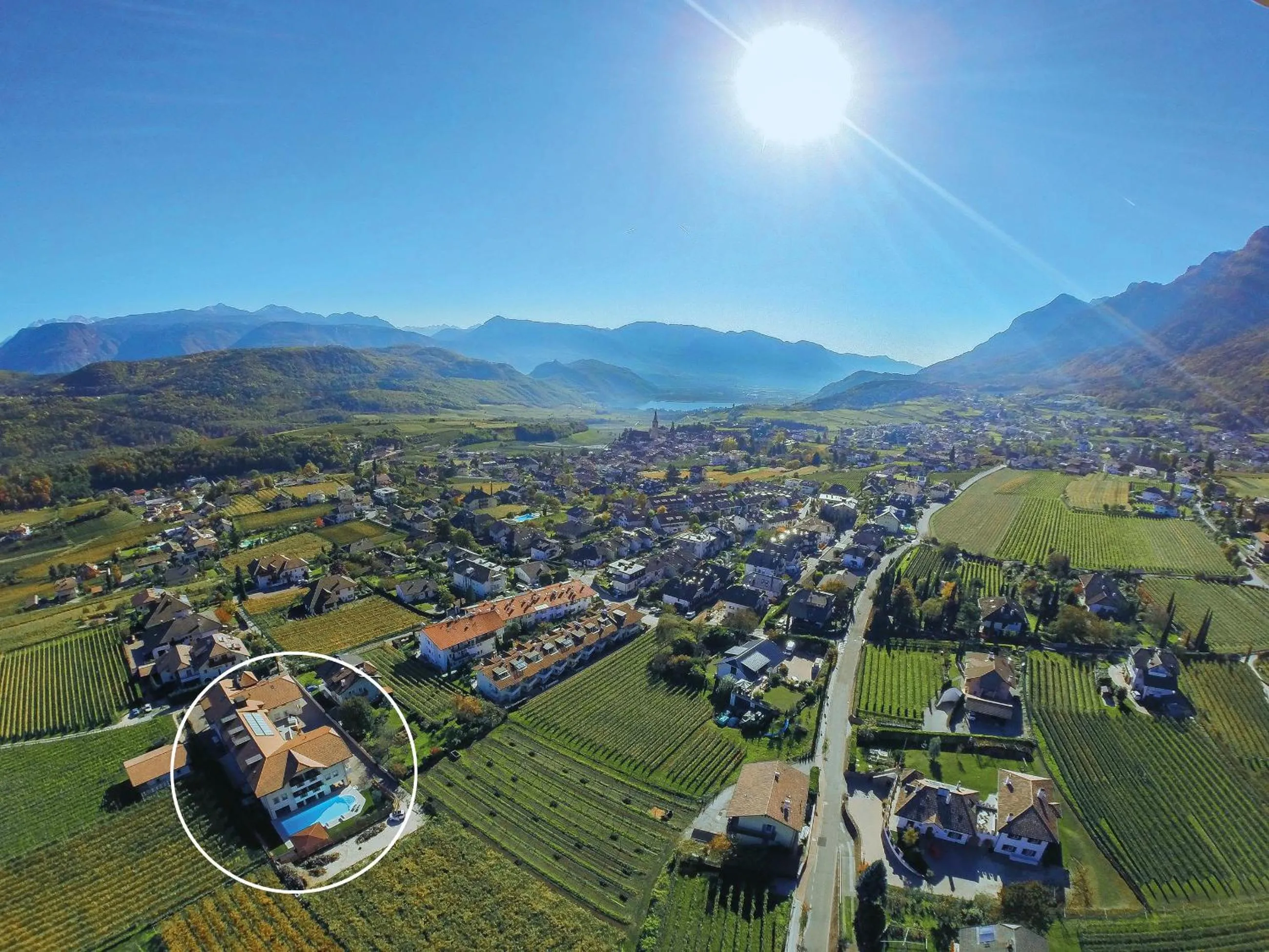 Bird's eye view in Garni Hotel Peterlinhof