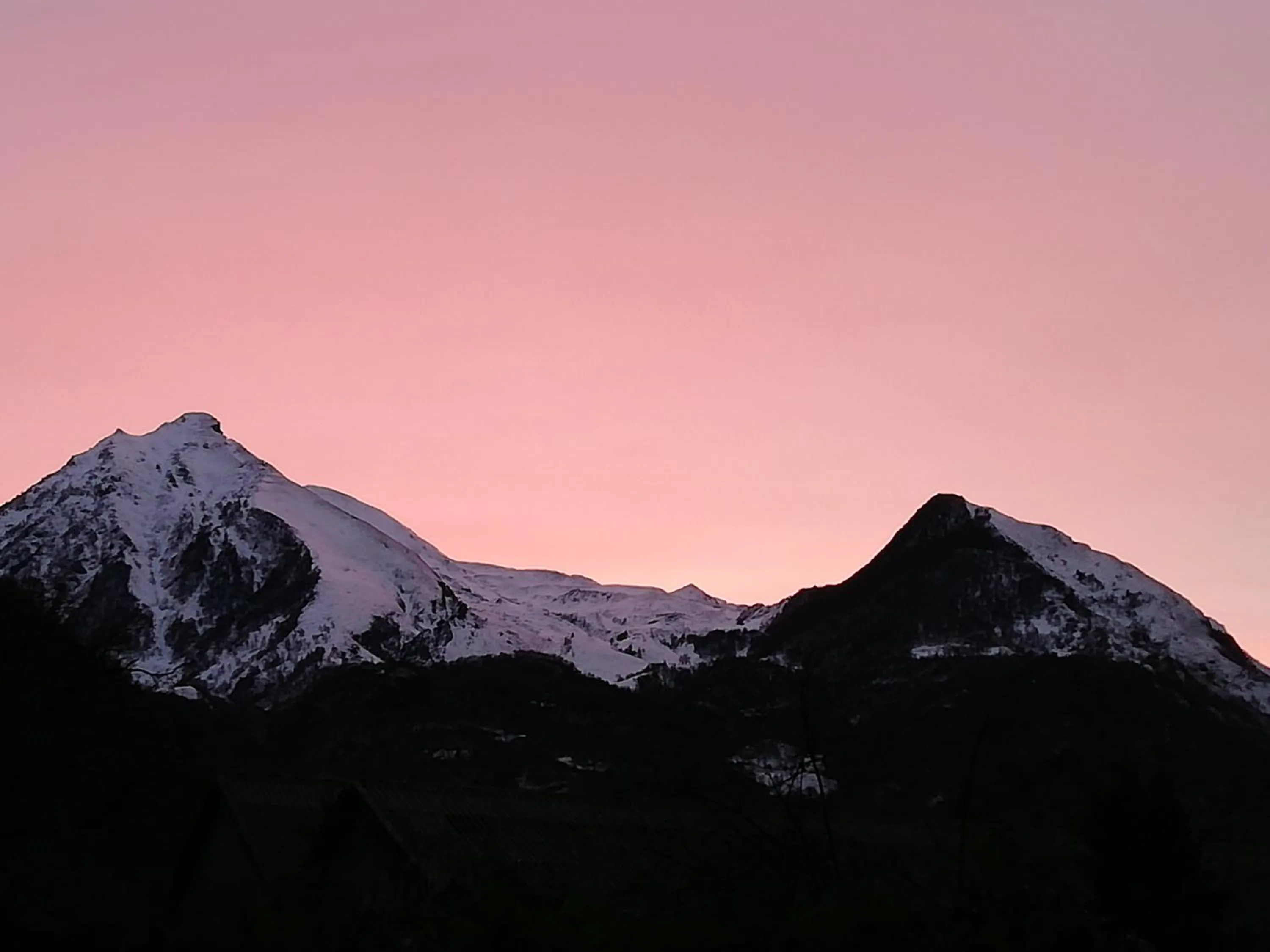 Garden view in Hôtel de la Gare