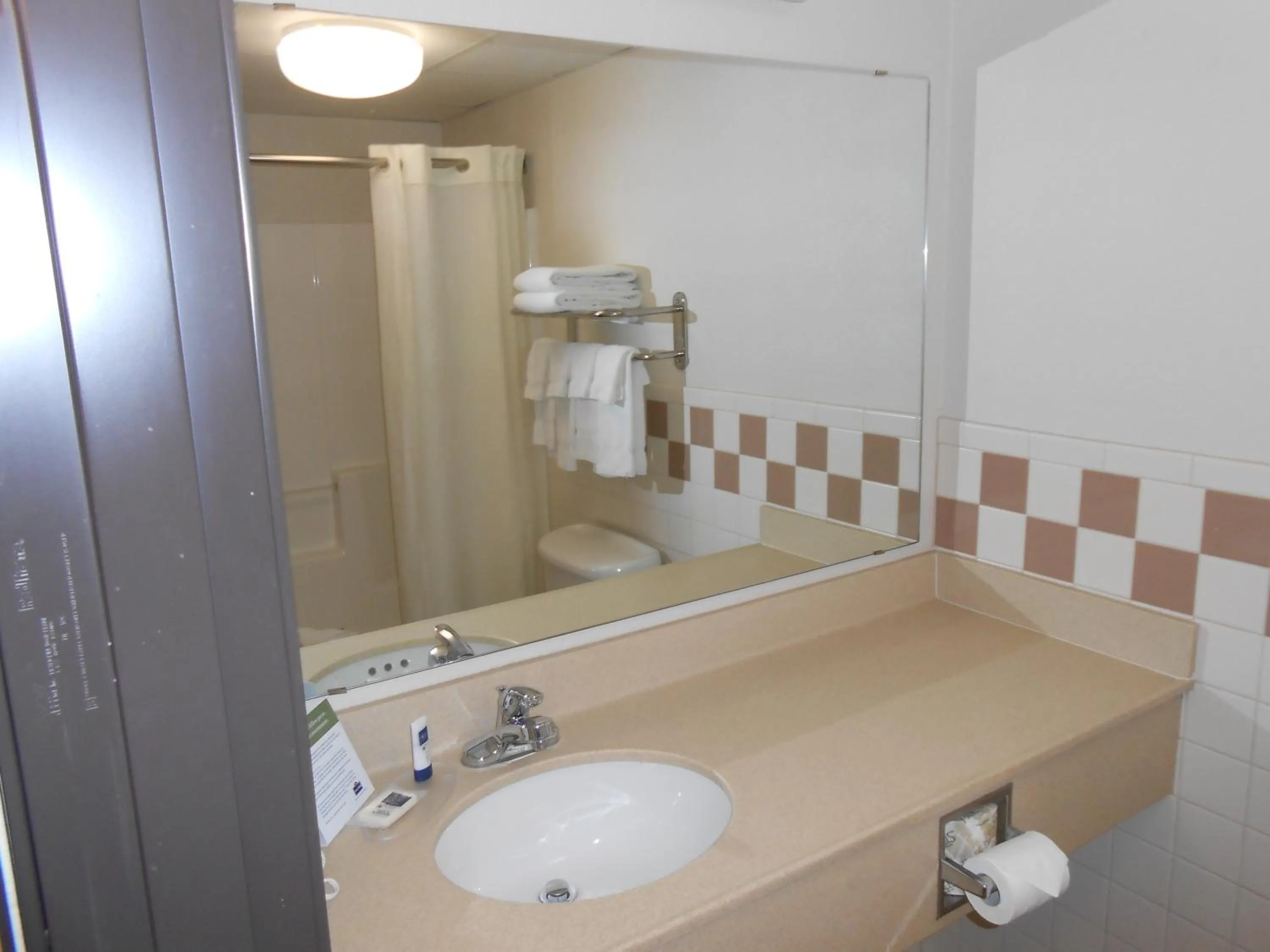 Toilet in AmericInn by Wyndham McAlester