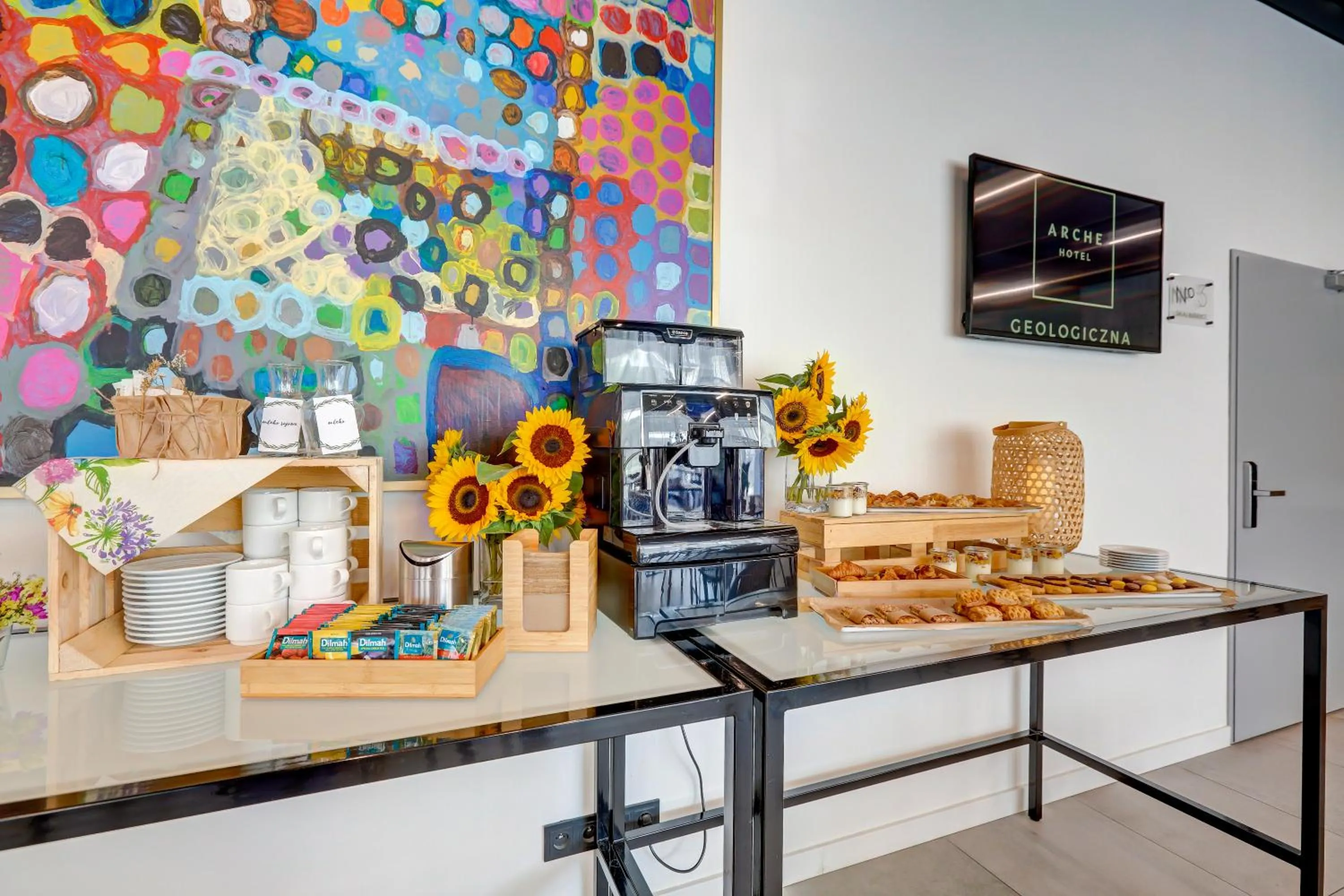 Food and drinks in Hotel Arche Geologiczna