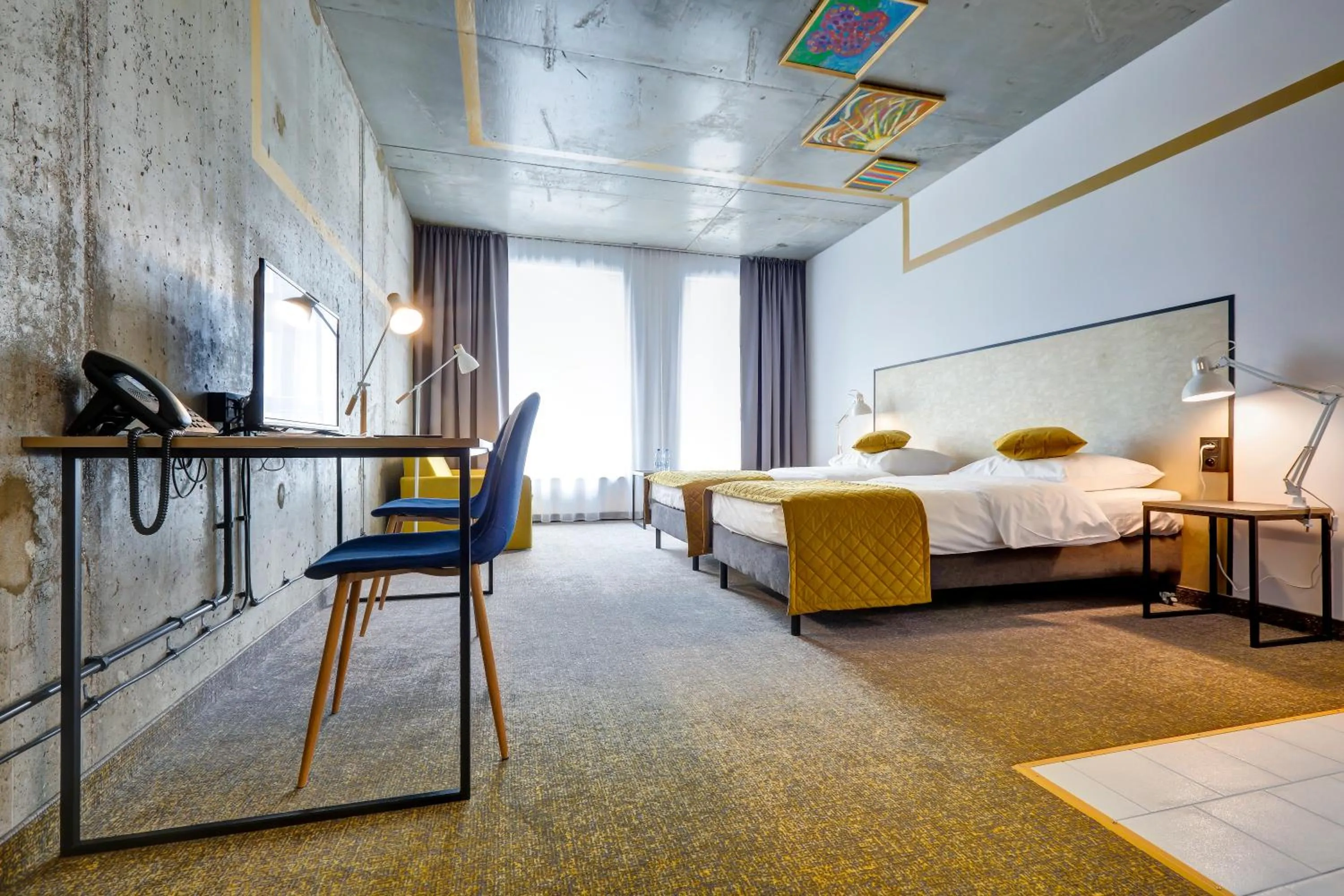 Photo of the whole room, Bed in Hotel Arche Geologiczna