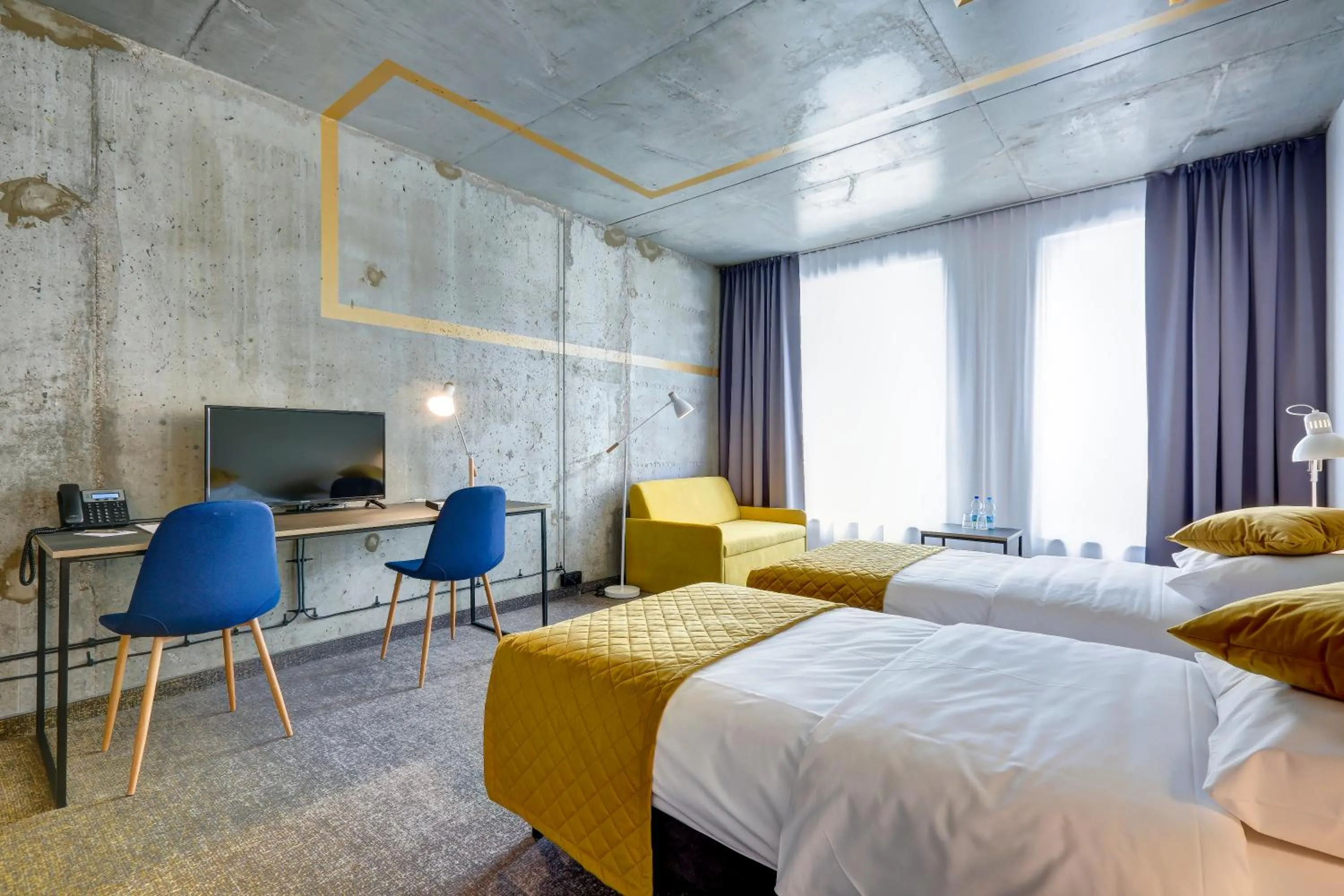 Photo of the whole room, Bed in Hotel Arche Geologiczna