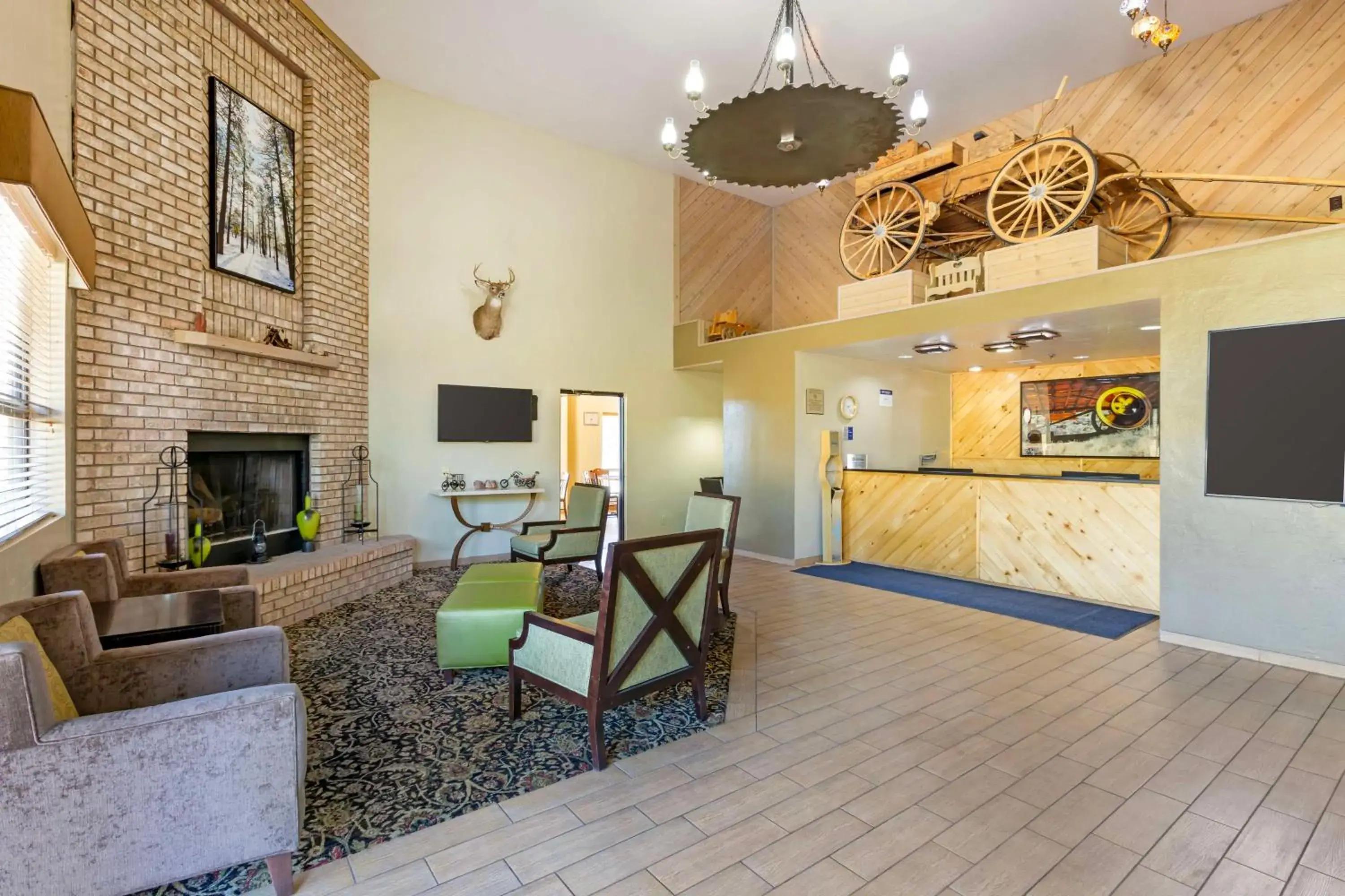 Lobby or reception in Best Western Sawmill Inn Lobby or reception in Best Western Sawmill Inn