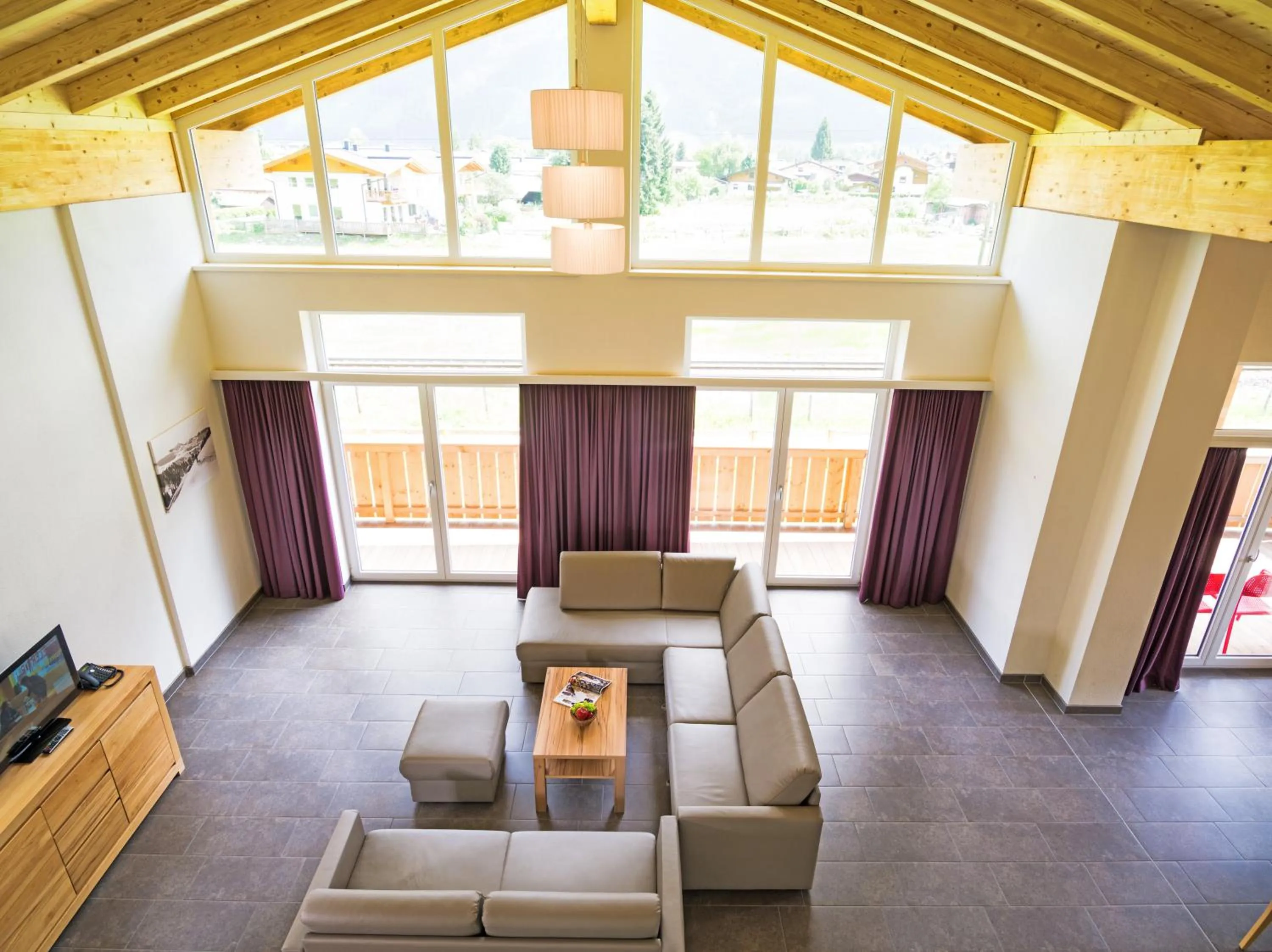 Living room in AlpenParks Chalet & Apartment AreitXpress