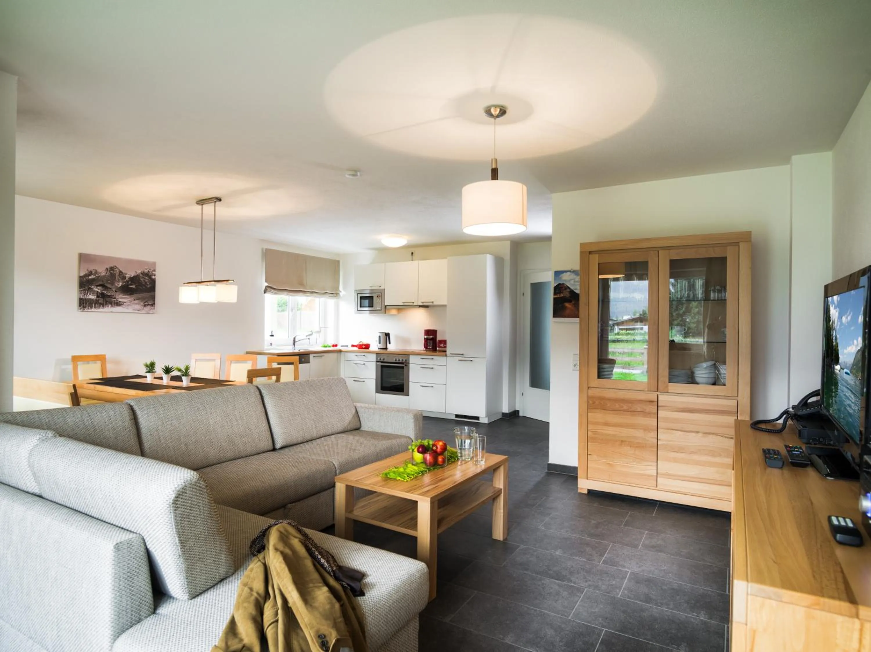 Living room in AlpenParks Chalet & Apartment AreitXpress