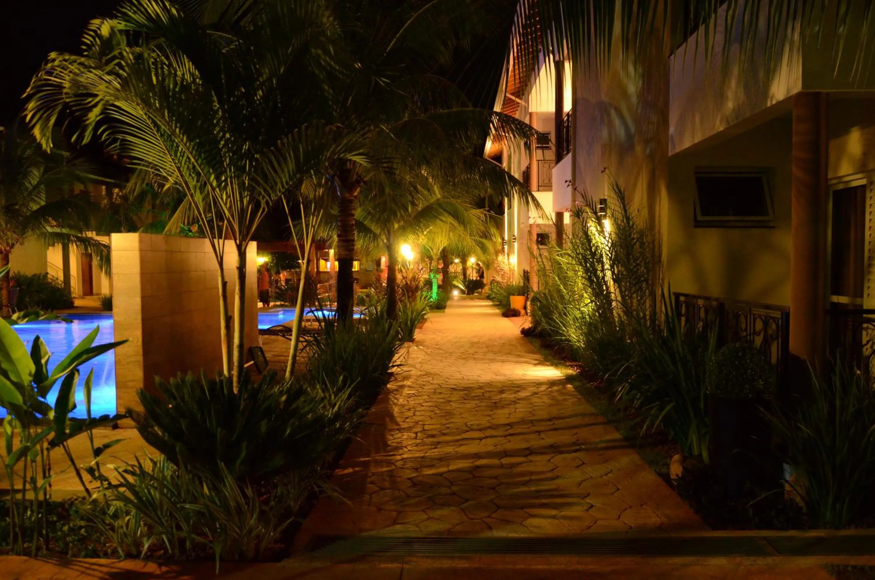 Garden view in Pousada Vitalis