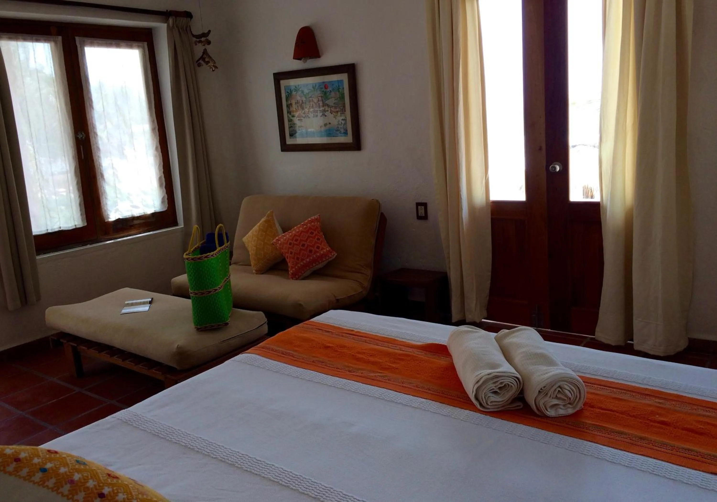 Bedroom, Bed in Hotel Piedra Escondida