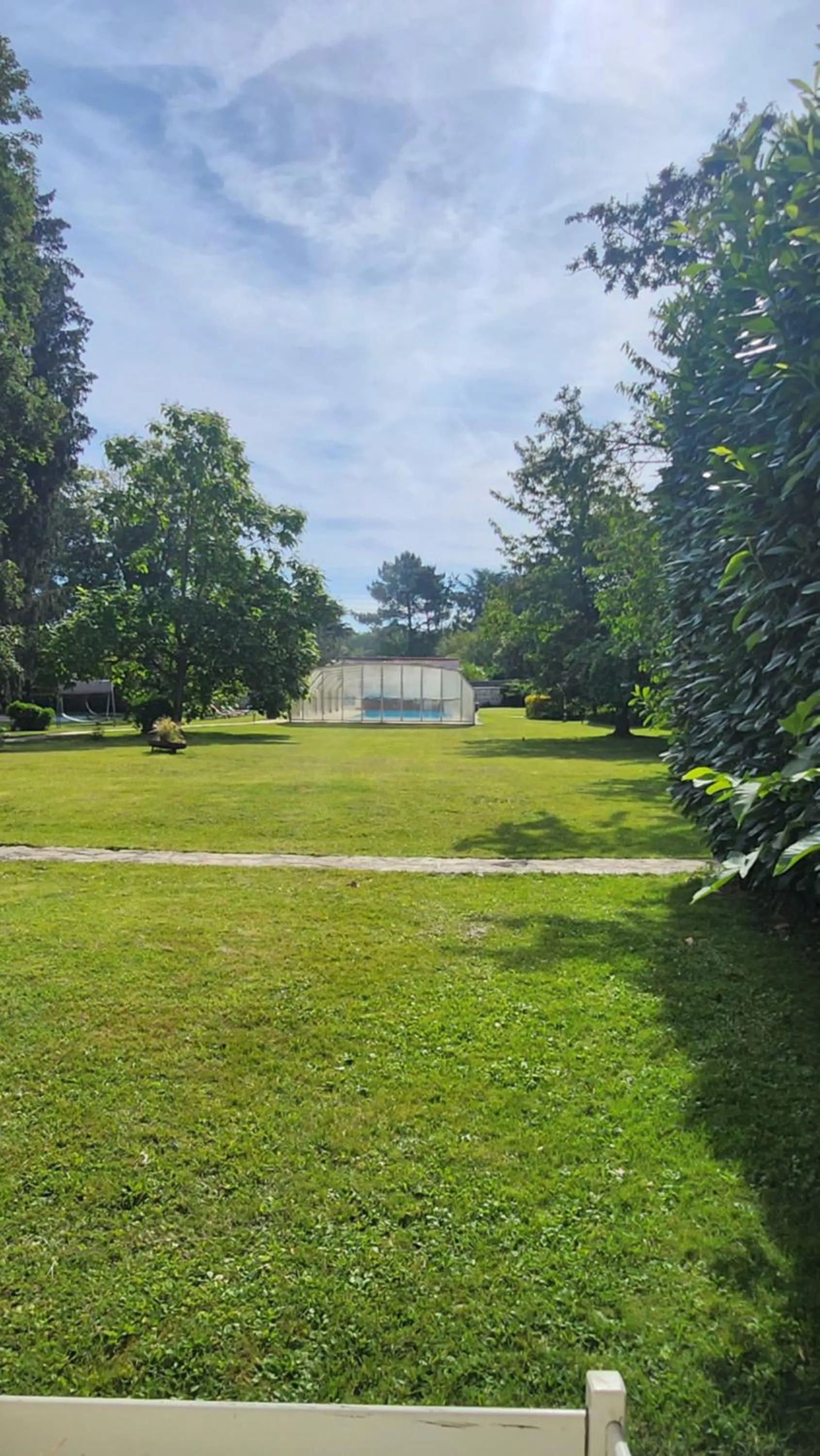 Garden view in la ferme des ruelles