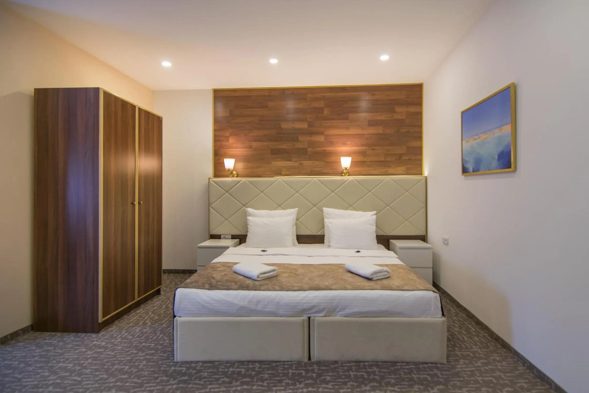 Bedroom, Bed in Luxury Rooms Skadarlija